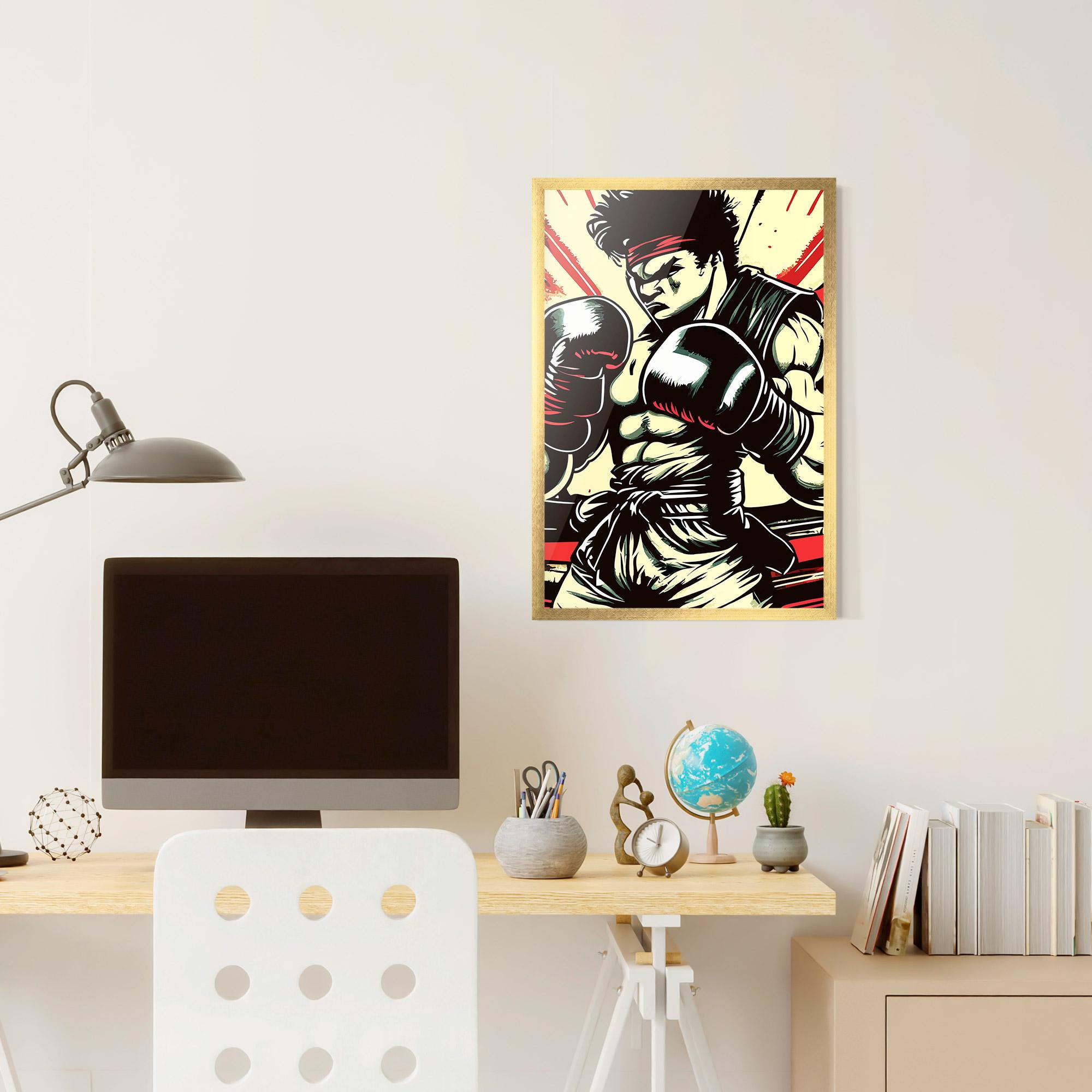 Poster Înrămat Box Video Game mockup 6