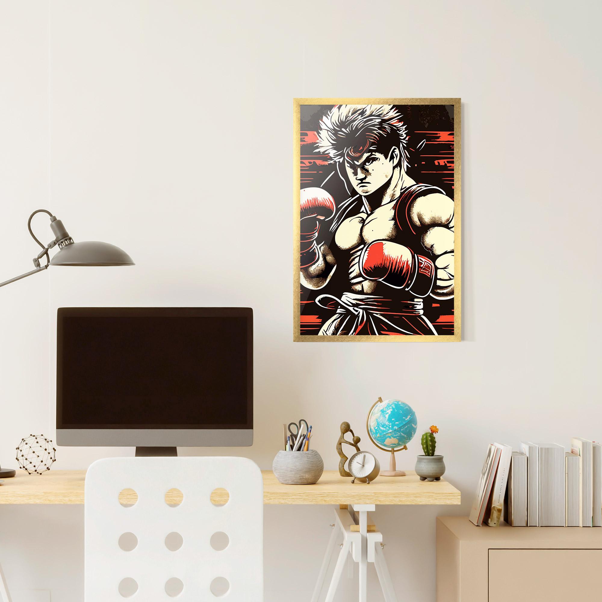 Poster Înrămat Video Game Boxing mockup 6