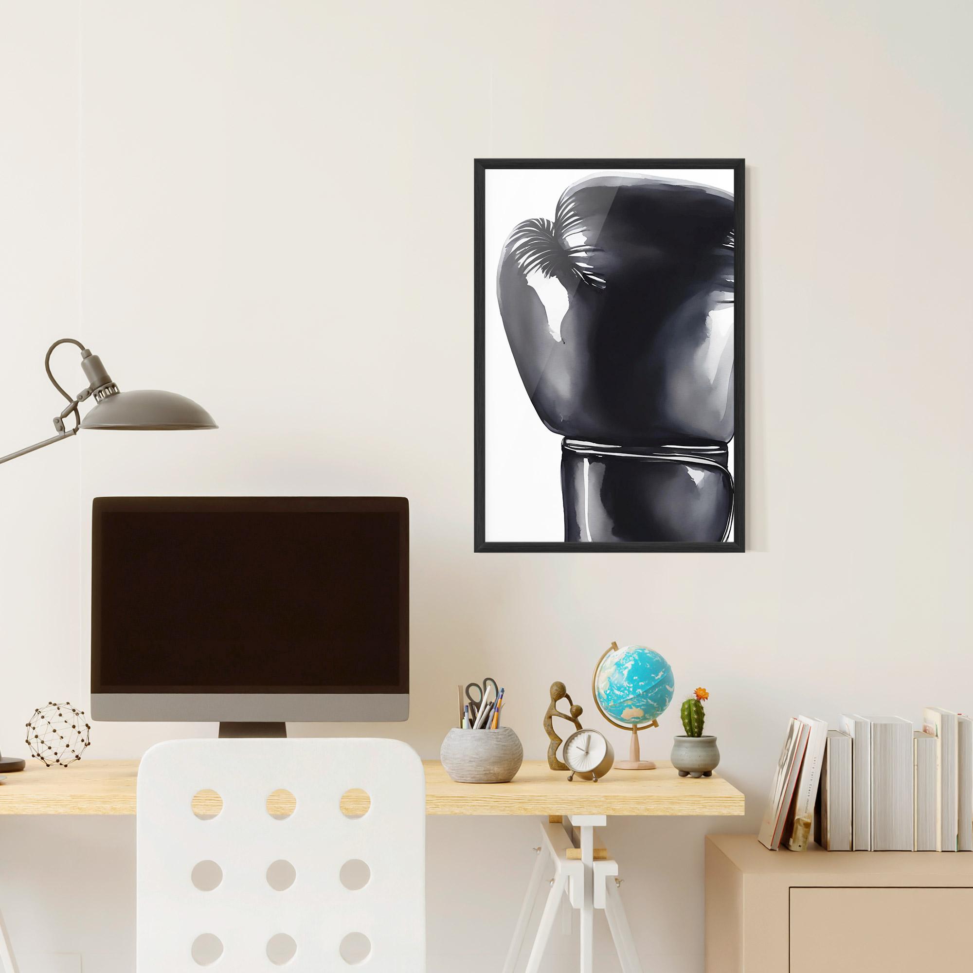 Poster Înrămat Black Box Glove mockup 6