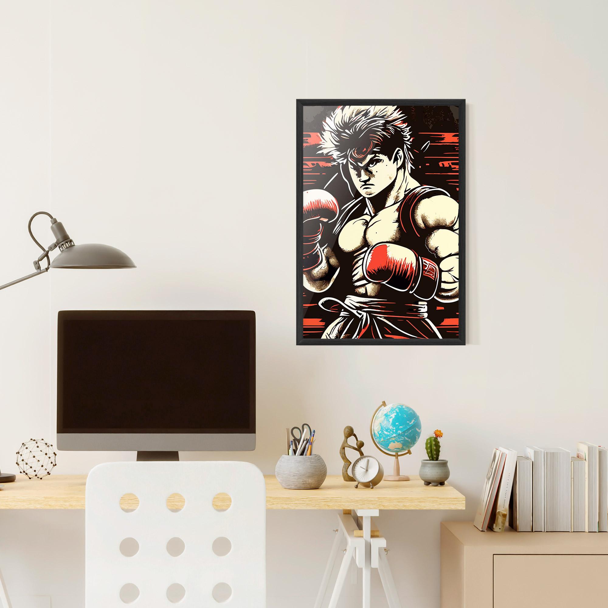 Poster Înrămat Video Game Boxing mockup 6