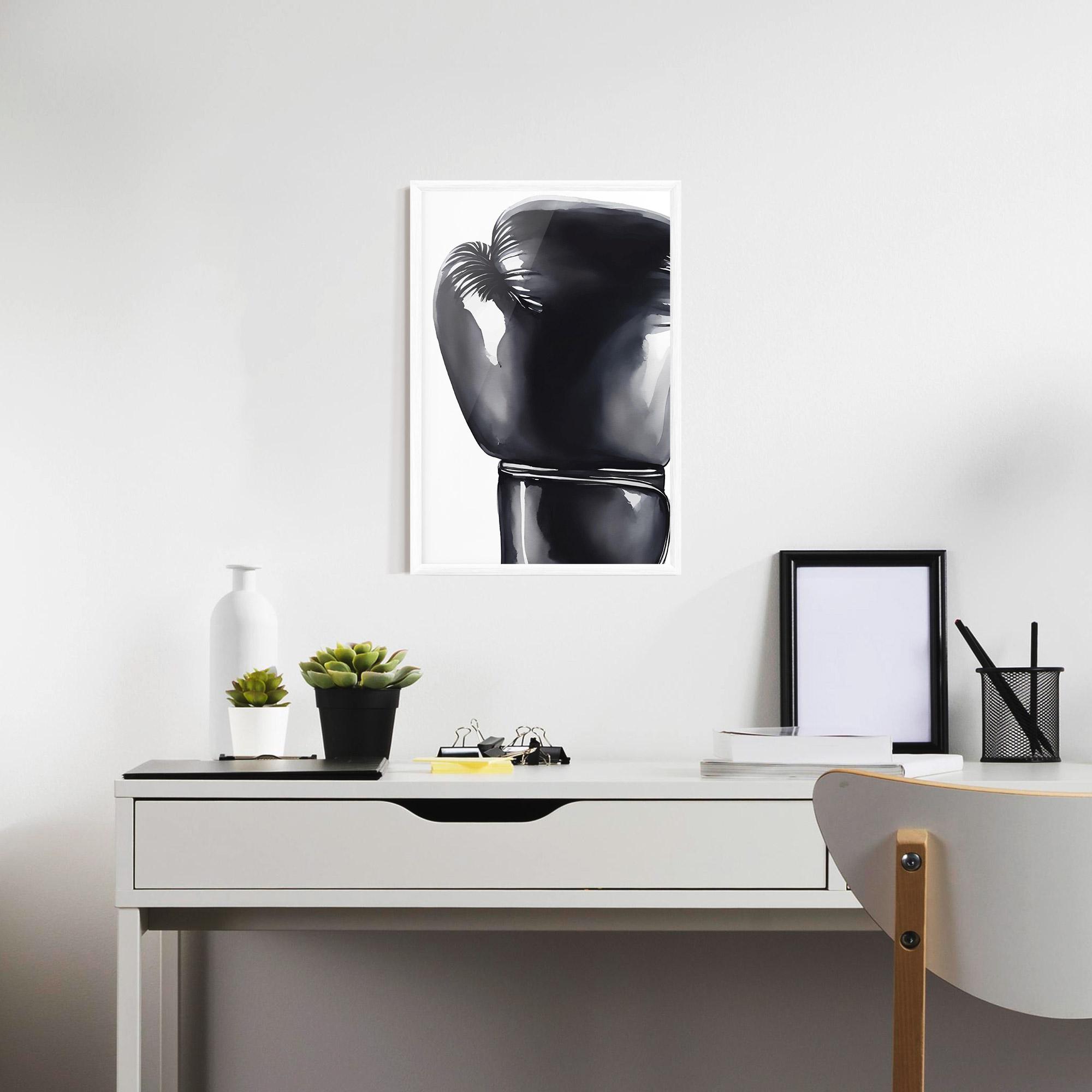 Poster Înrămat Black Box Glove mockup 7