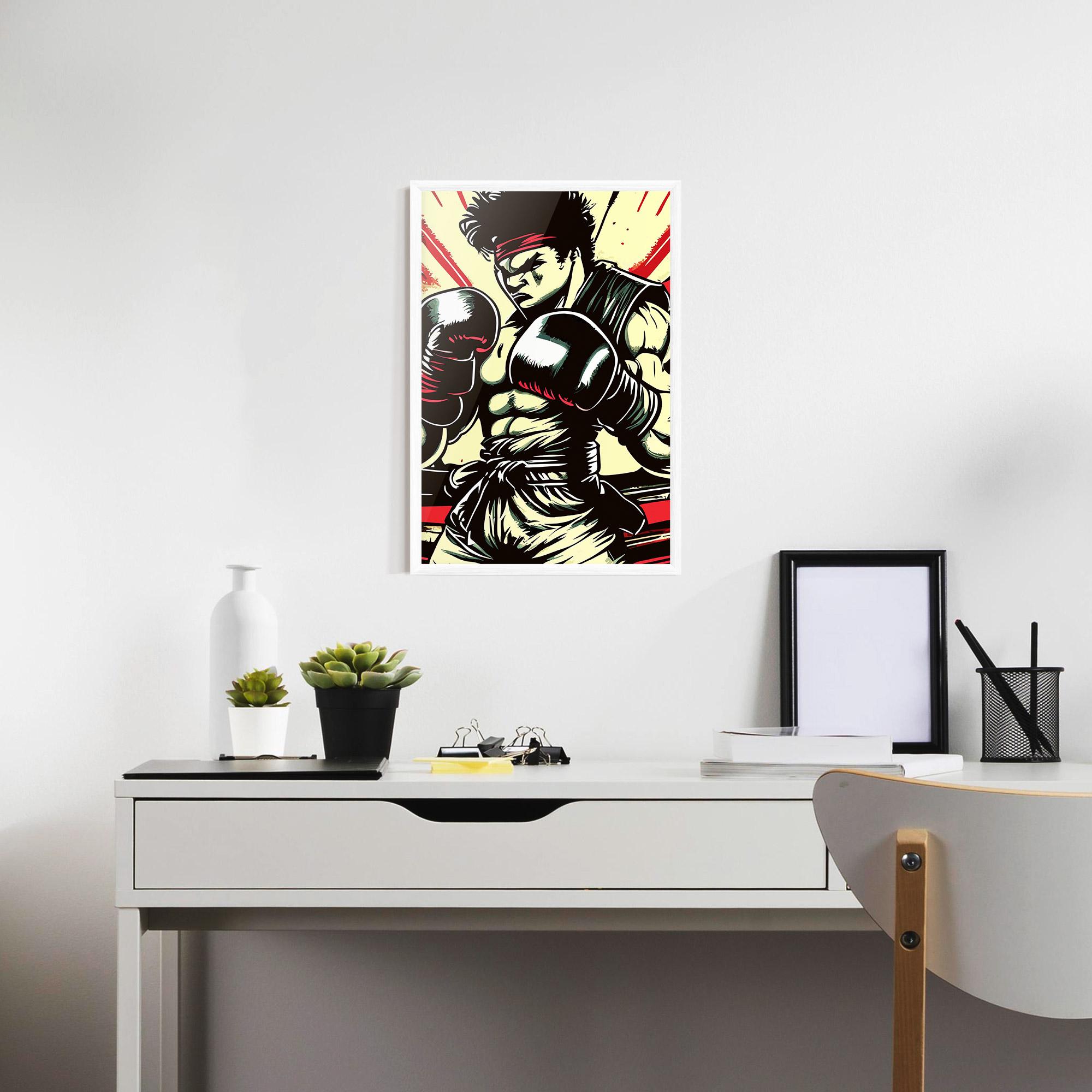 Poster Înrămat Box Video Game mockup 7