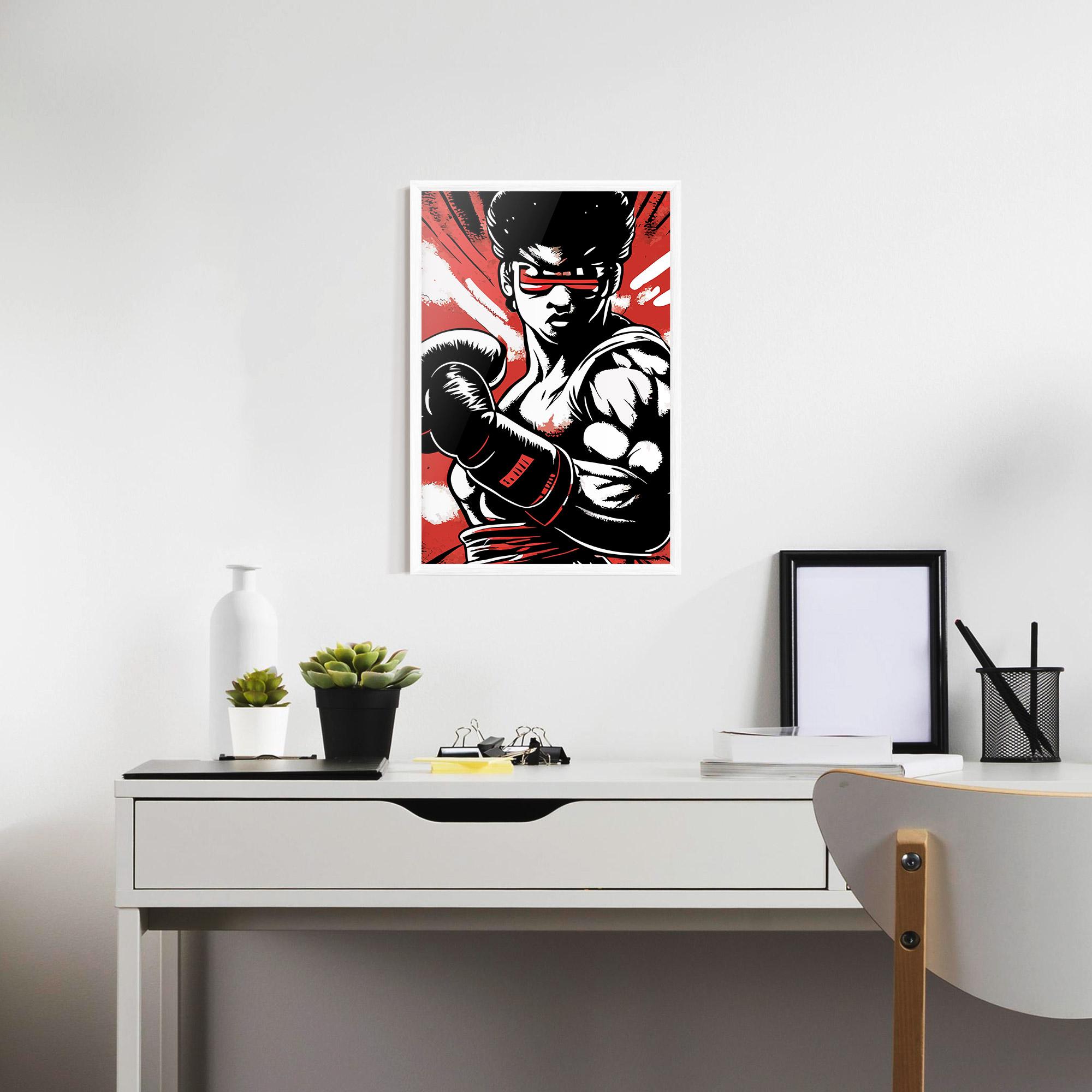 Poster Înrămat Video Game Box mockup 7