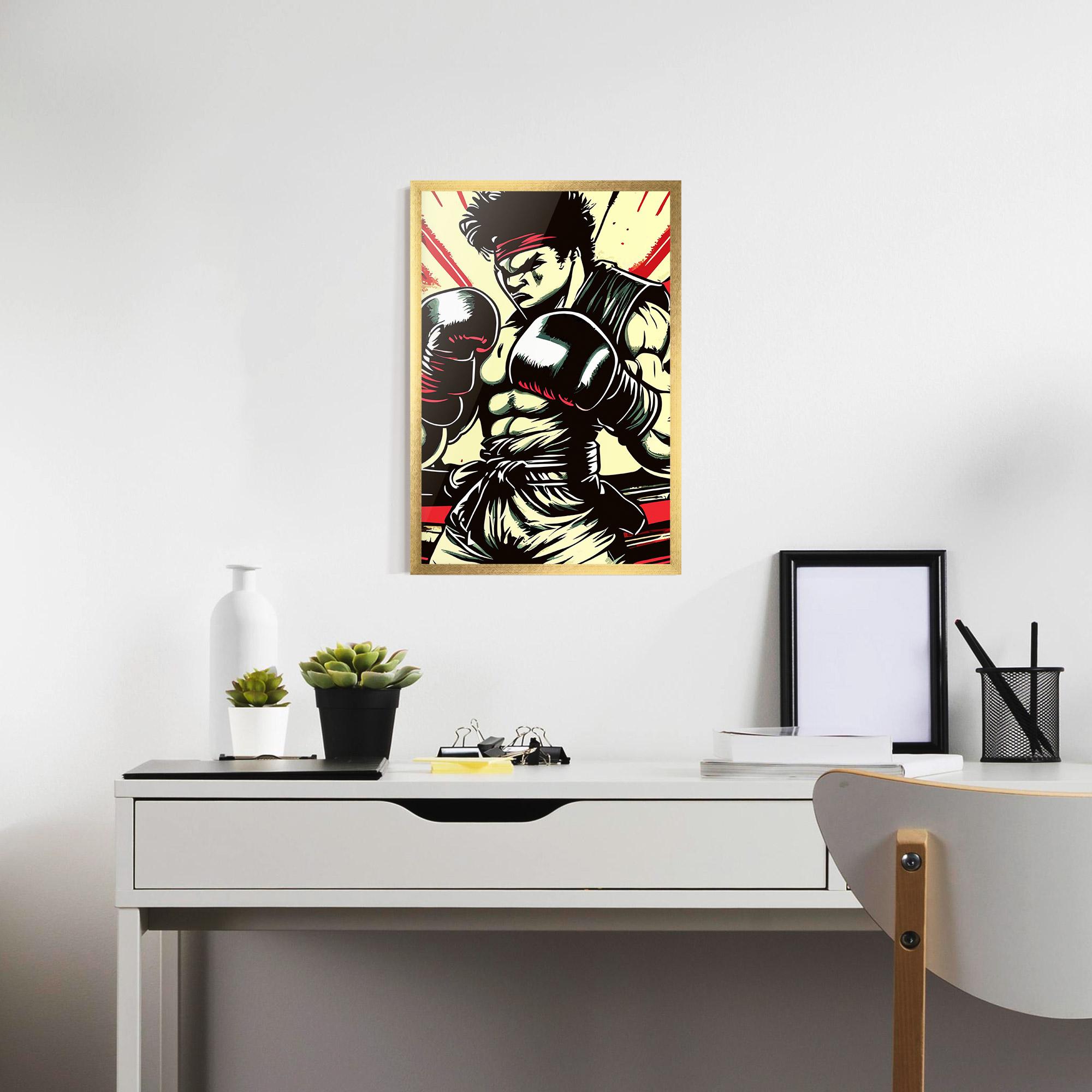 Poster Înrămat Box Video Game mockup 7