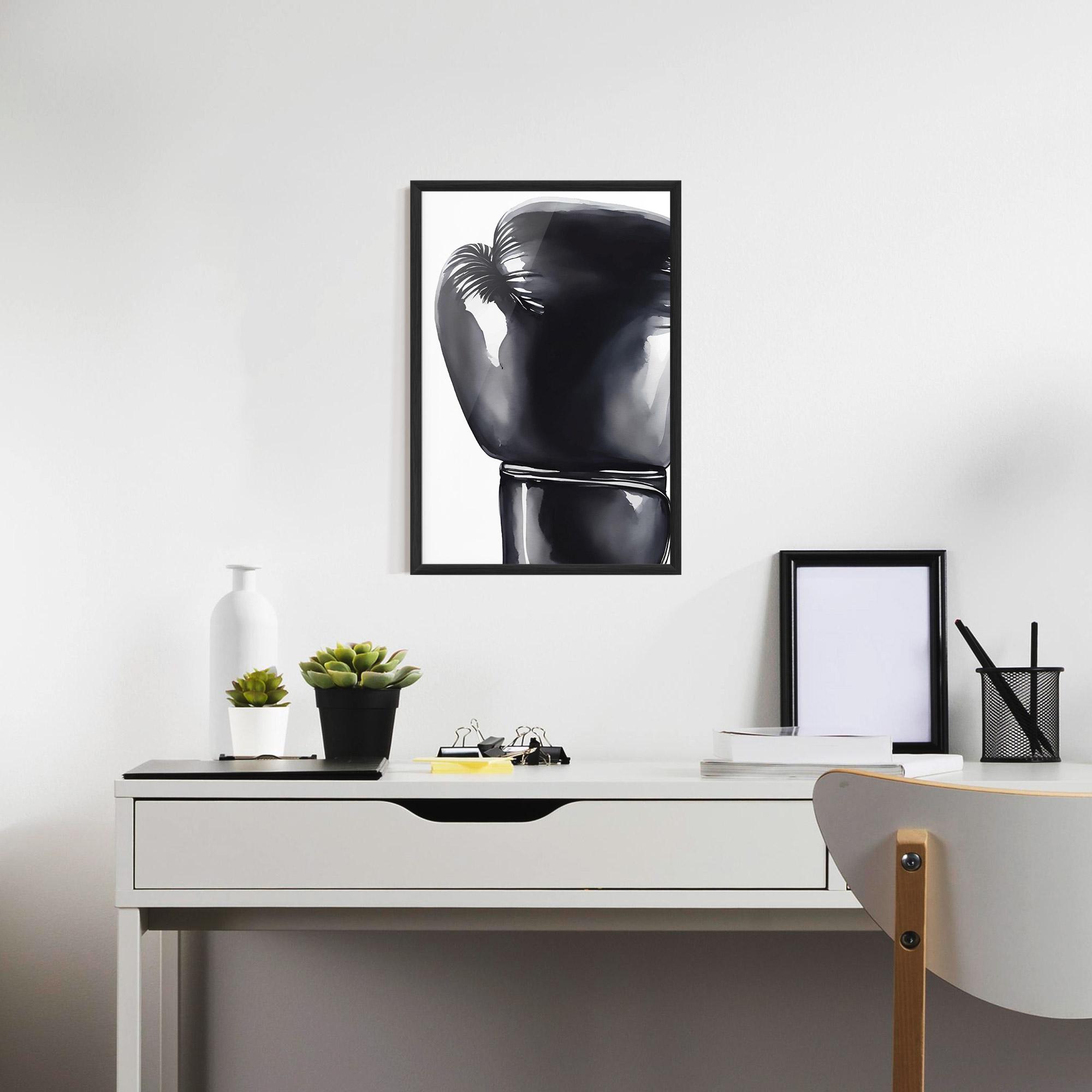 Poster Înrămat Black Box Glove mockup 7