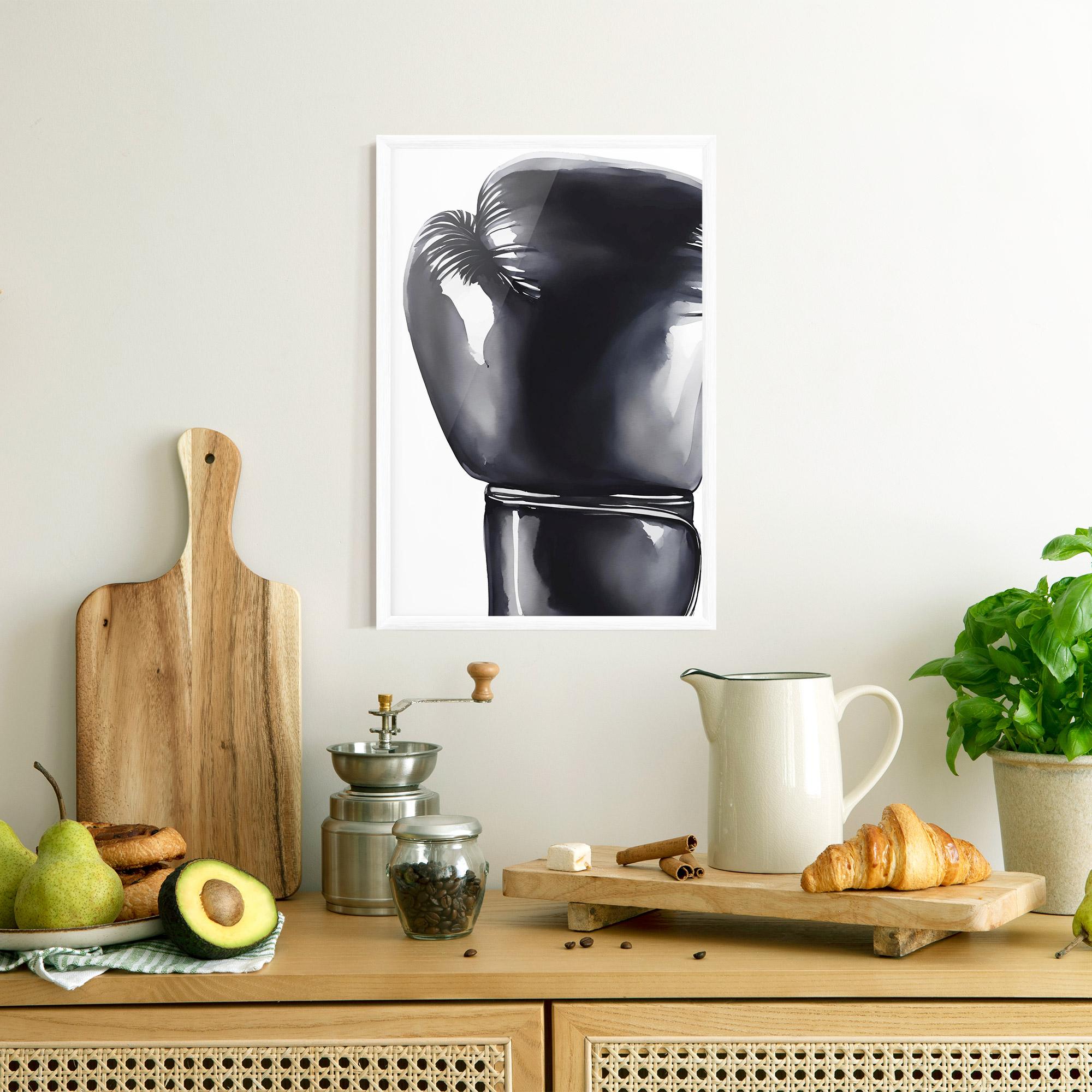 Poster Înrămat Black Box Glove mockup 8