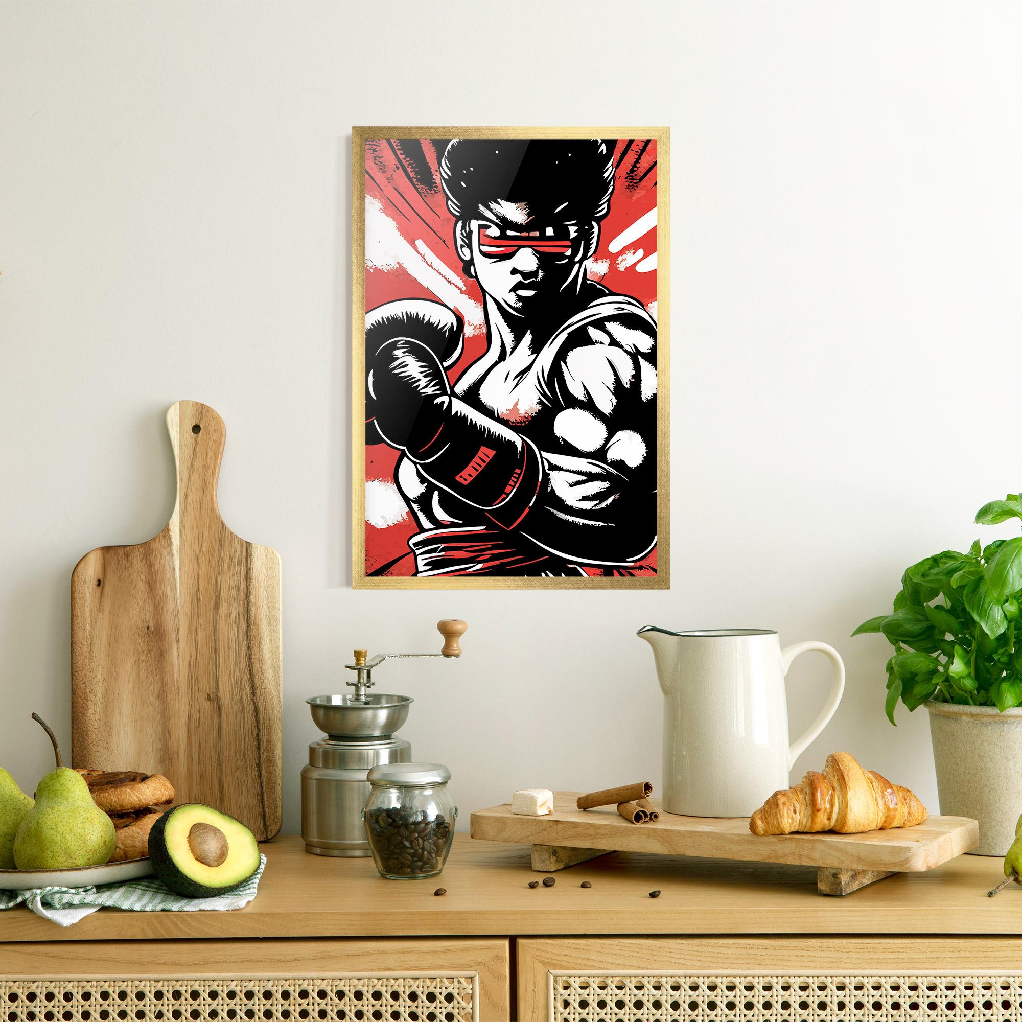 Poster Înrămat Video Game Box mockup 8