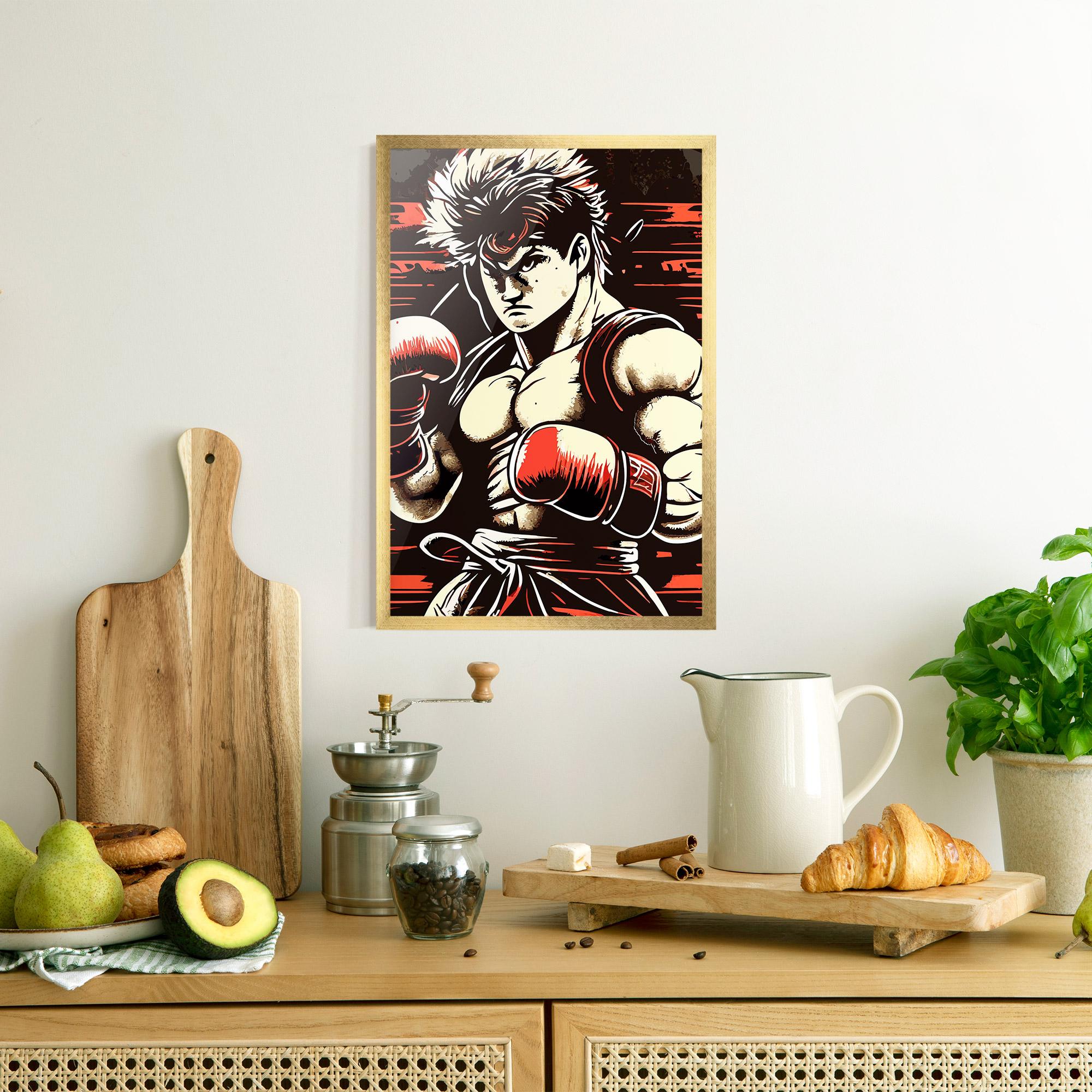 Poster Înrămat Video Game Boxing mockup 8