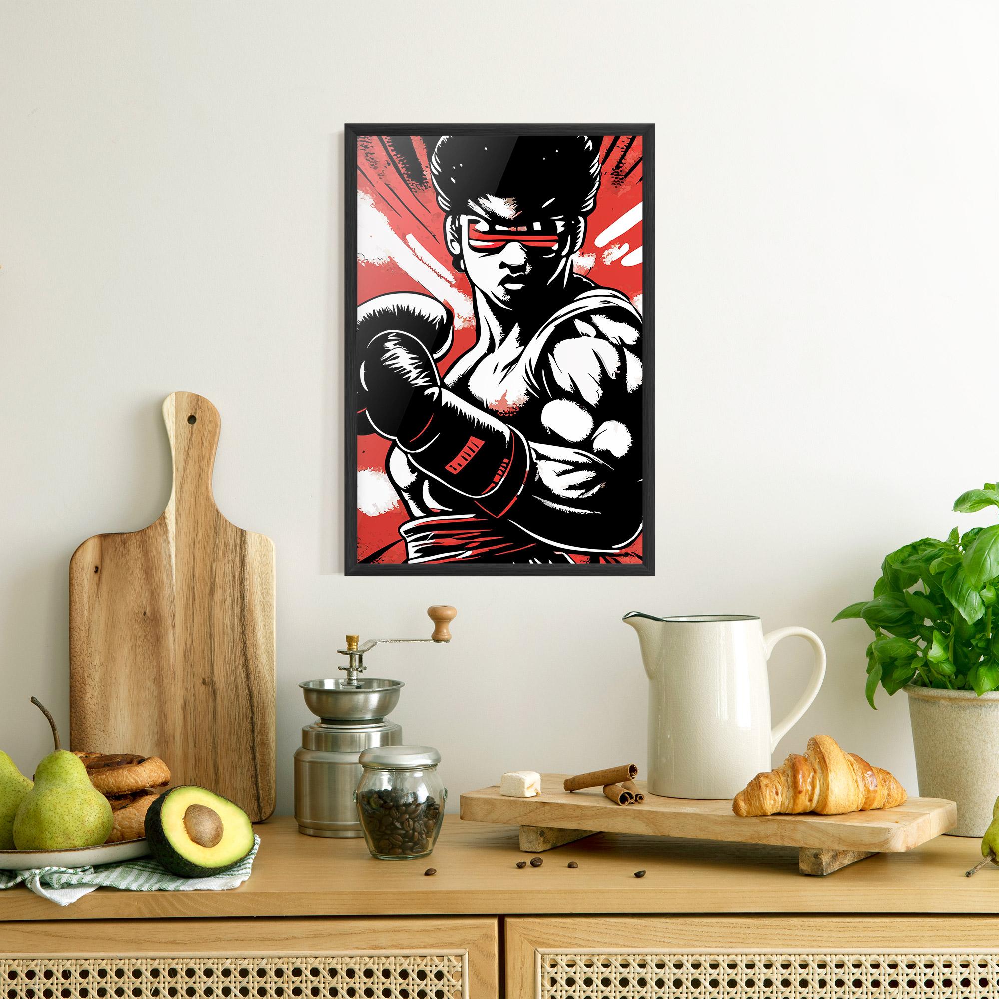 Poster Înrămat Video Game Box mockup 8