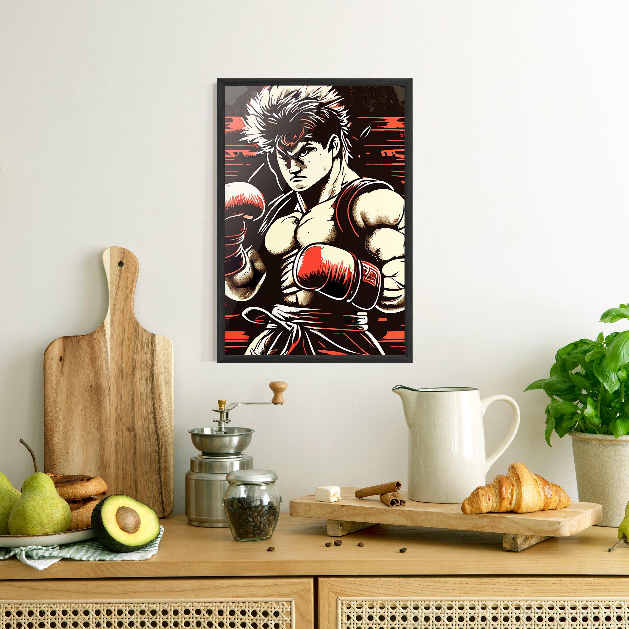 Poster Înrămat Video Game Boxing mockup 8