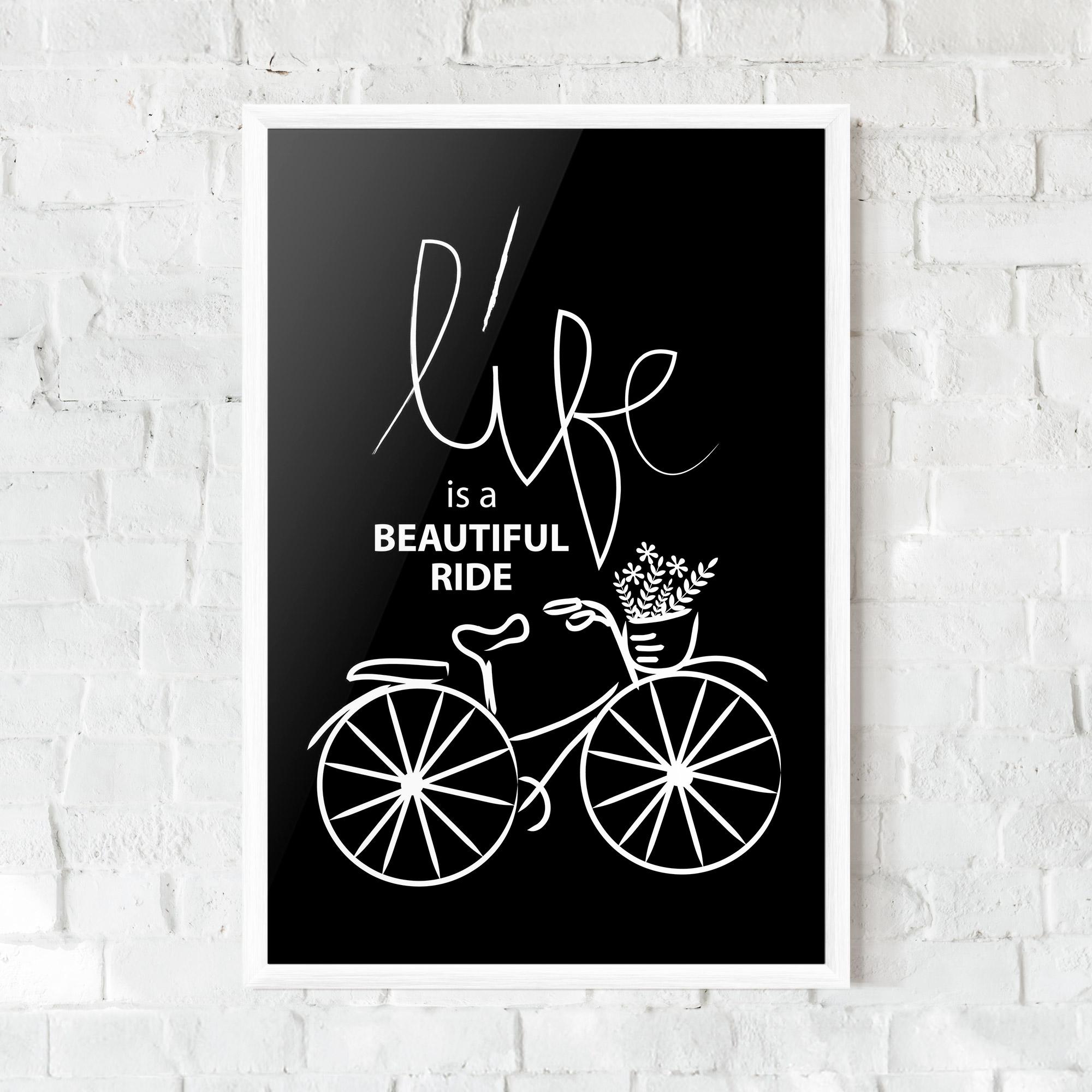 Poster Înrămat Beautiful Ride mockup 0