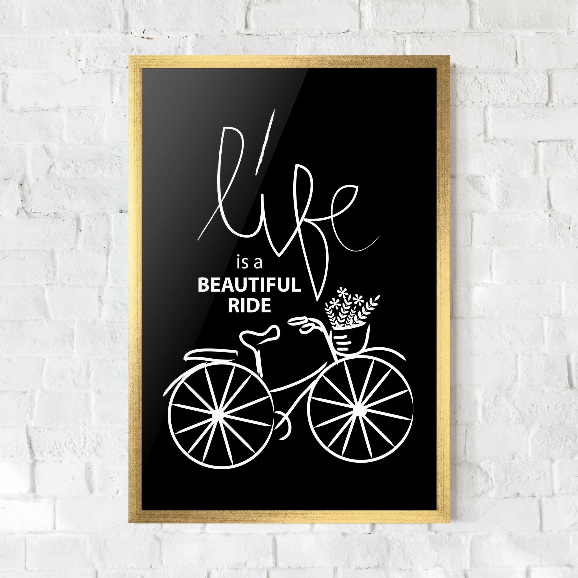 Poster Înrămat Beautiful Ride mockup 0
