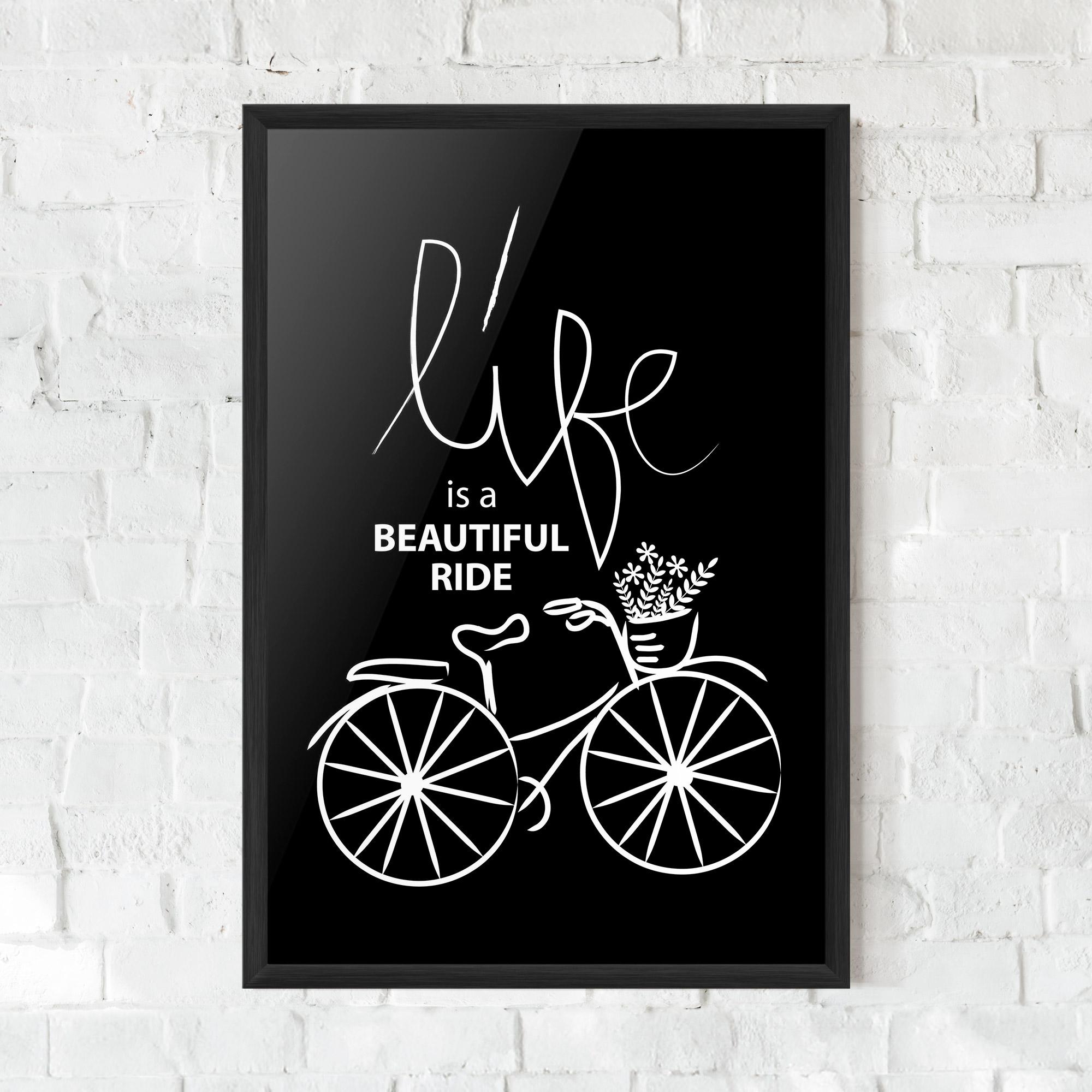 Poster Înrămat Beautiful Ride mockup 0