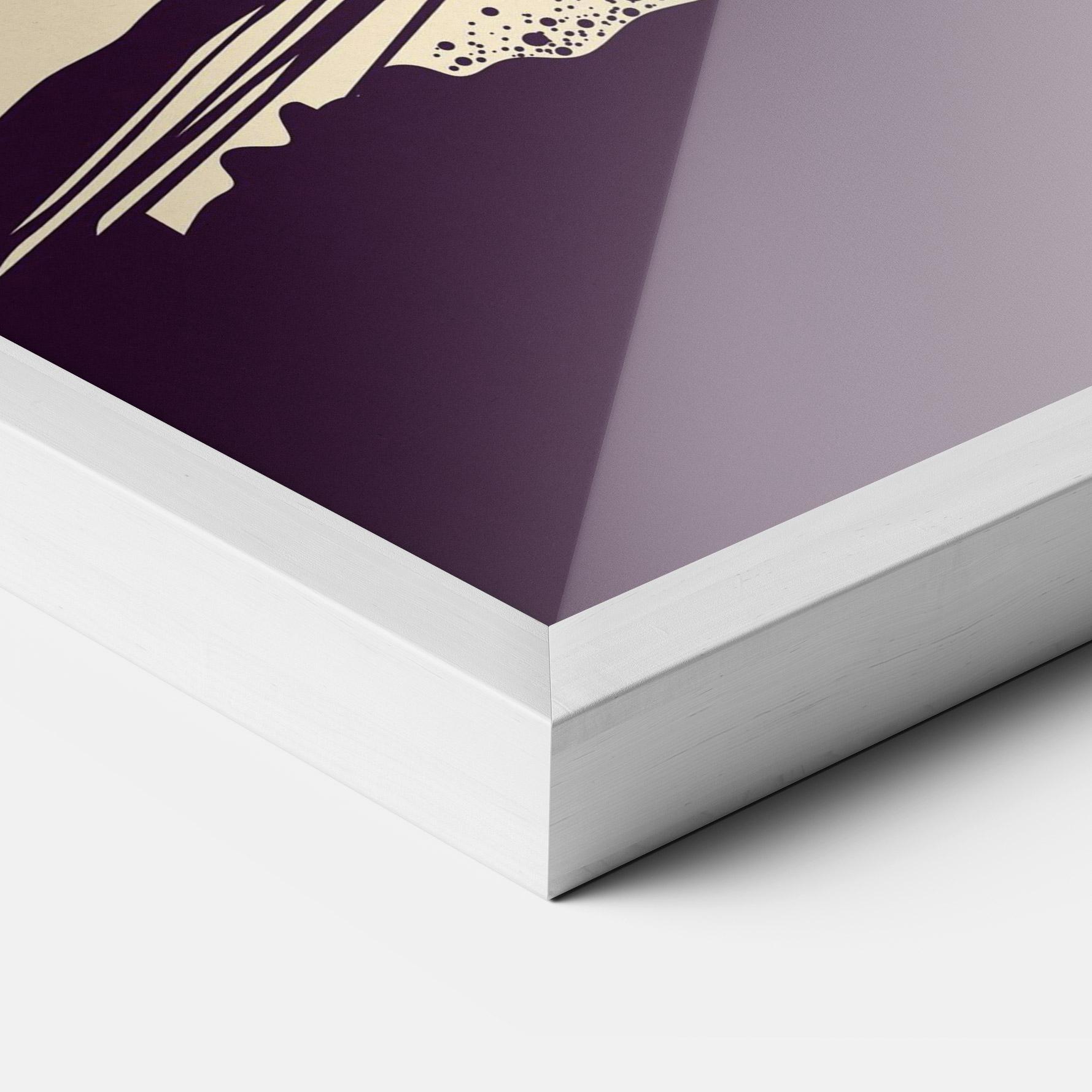 Poster Înrămat Cycling Sunset mockup 3