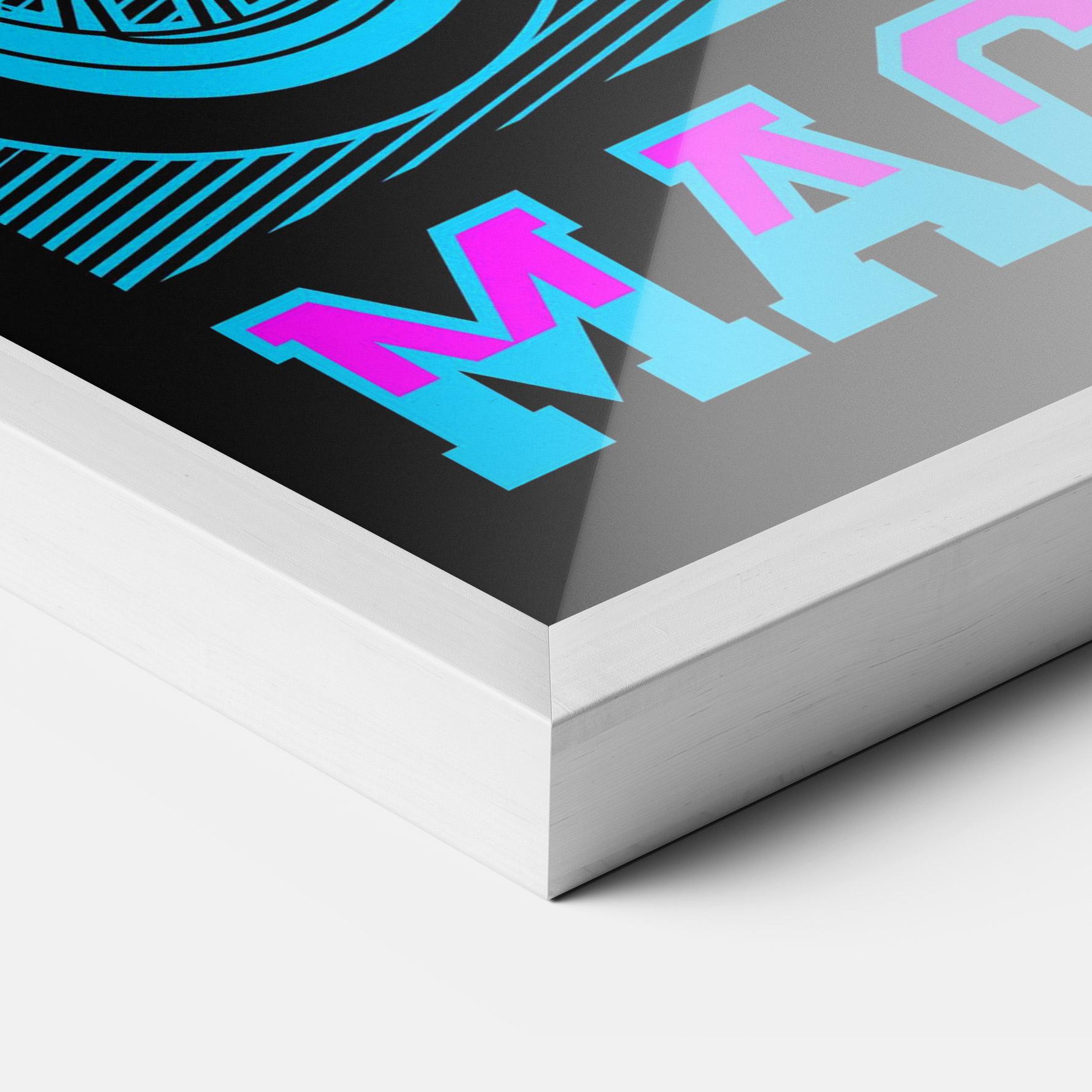 Poster Înrămat Extreme Machine mockup 3