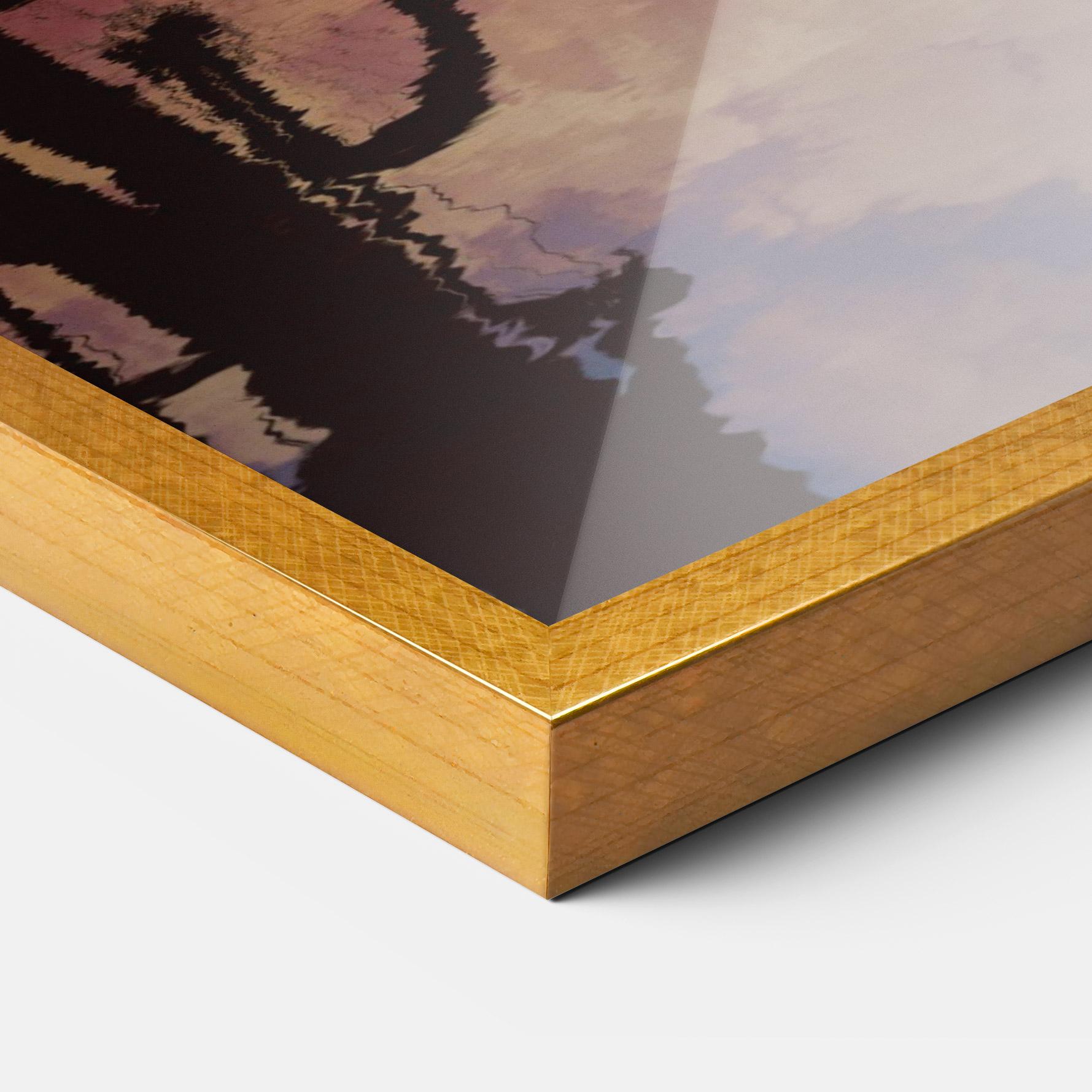 Poster Înrămat Bike Sunset mockup 3