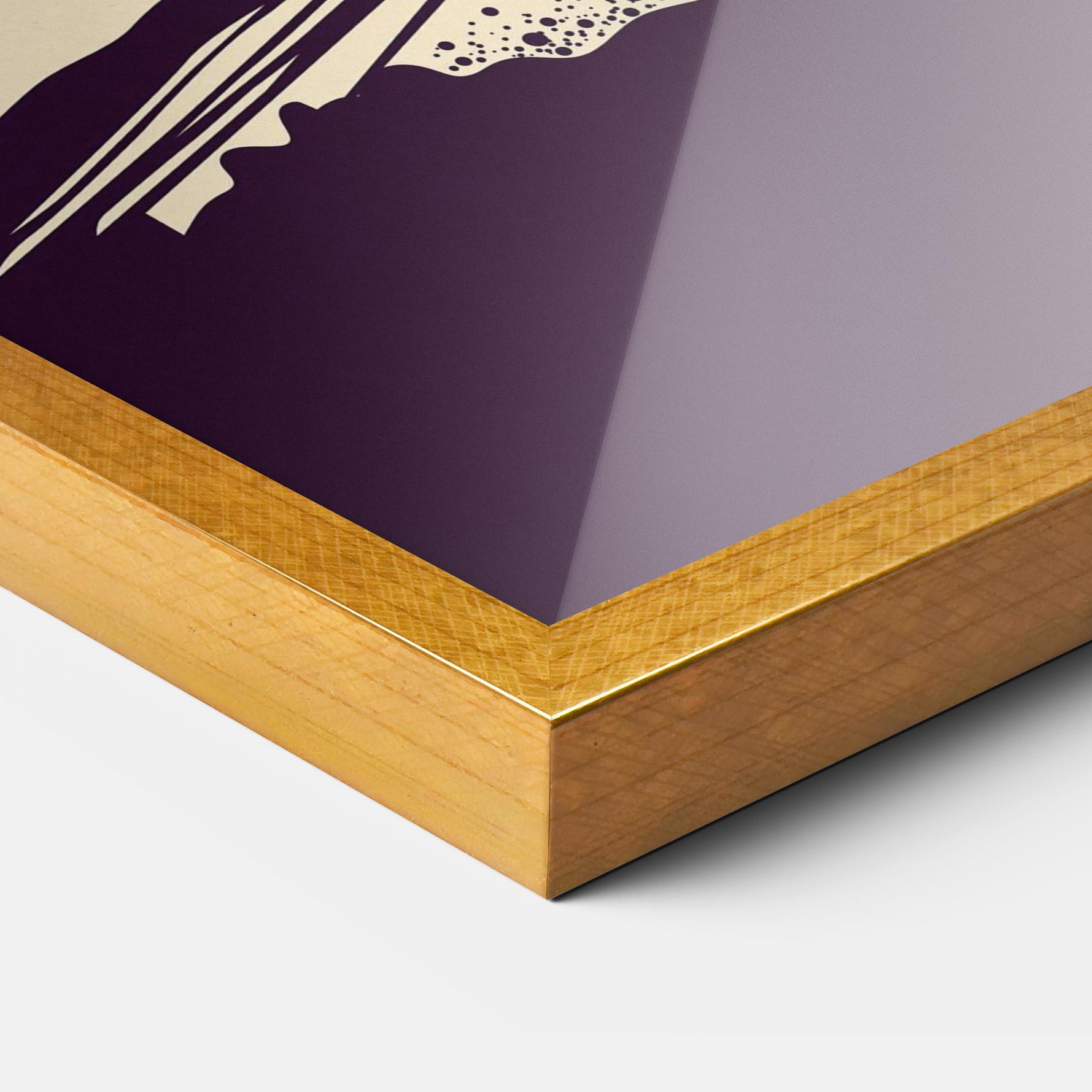 Poster Înrămat Cycling Sunset mockup 3