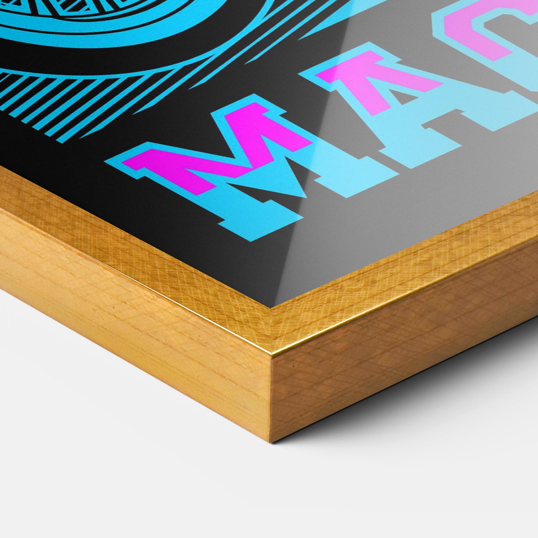 Poster Înrămat Extreme Machine mockup 3