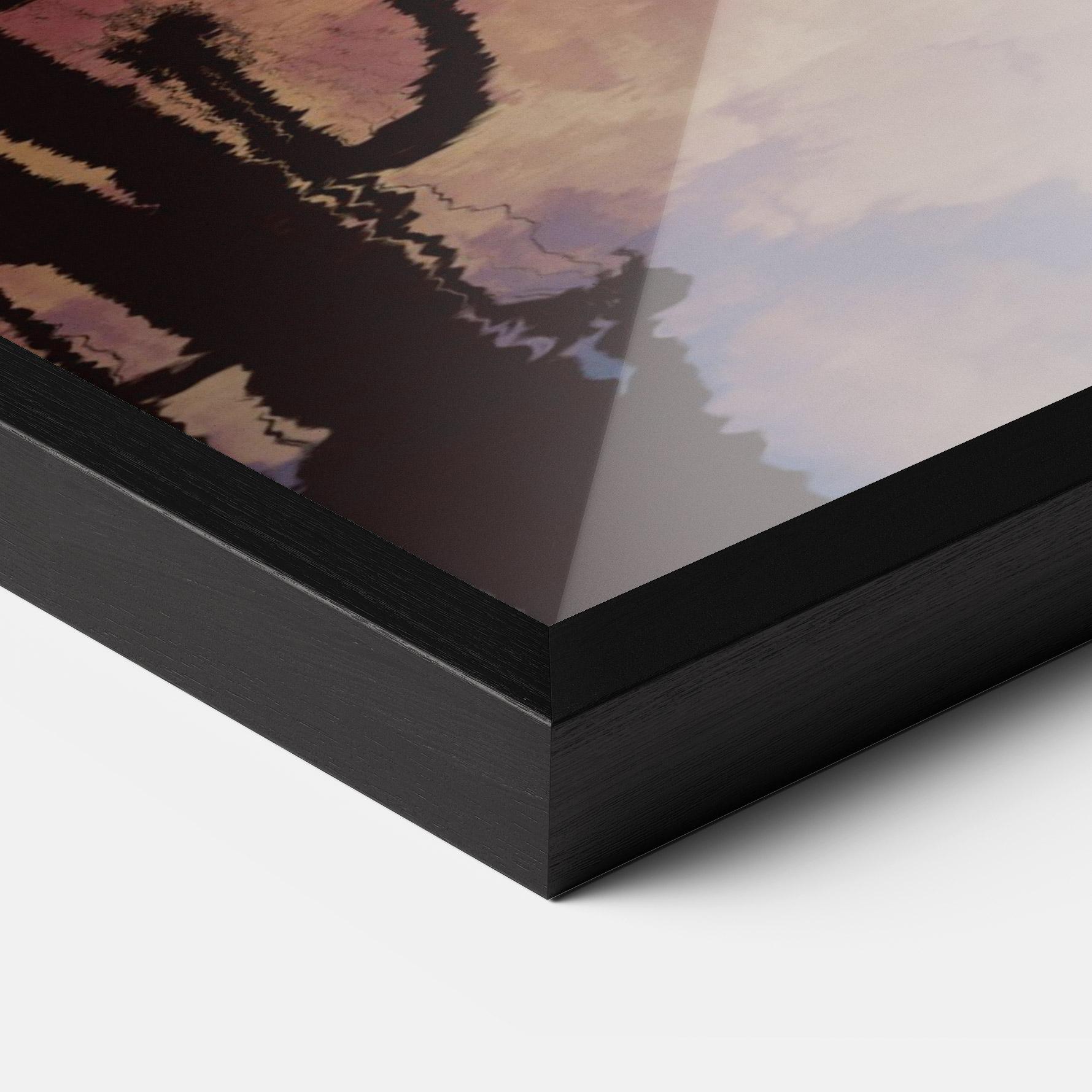 Poster Înrămat Bike Sunset mockup 3