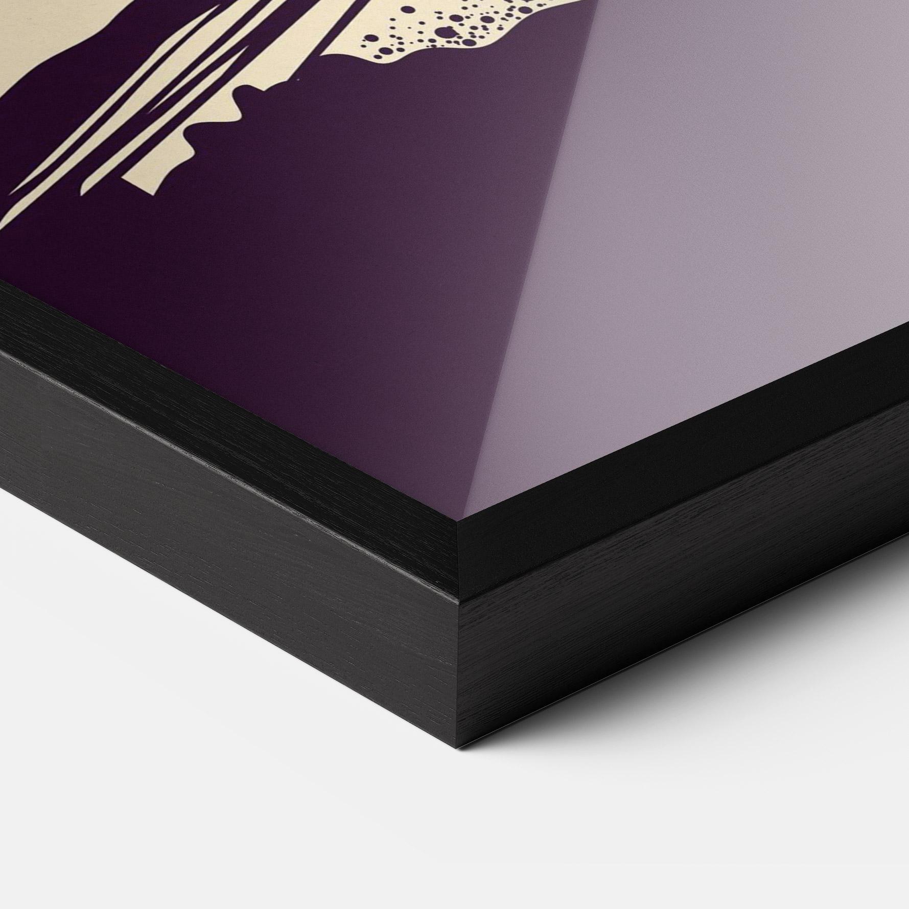 Poster Înrămat Cycling Sunset mockup 3