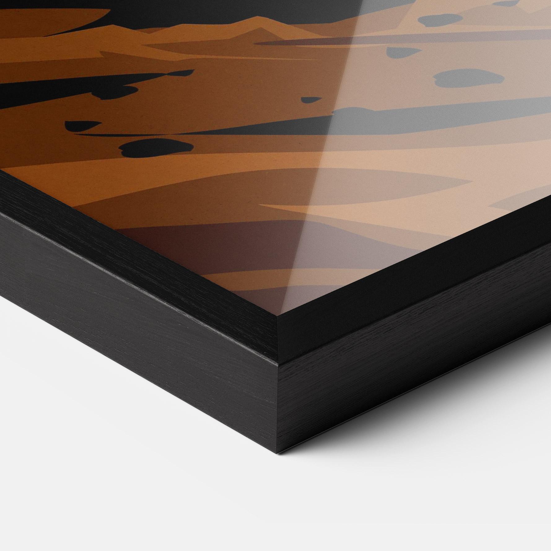 Poster Înrămat Downhill Bike mockup 3