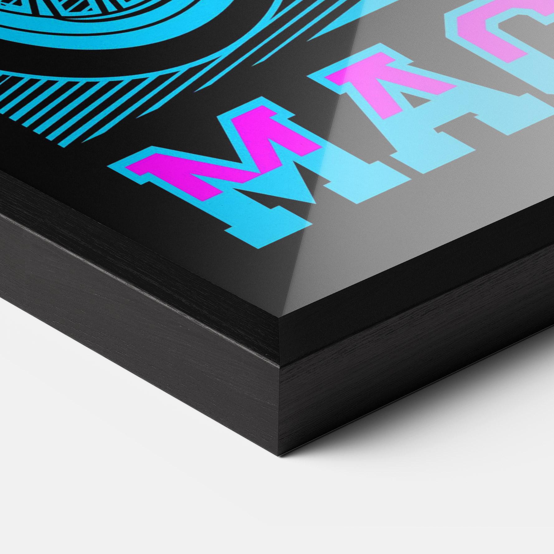 Poster Înrămat Extreme Machine mockup 3