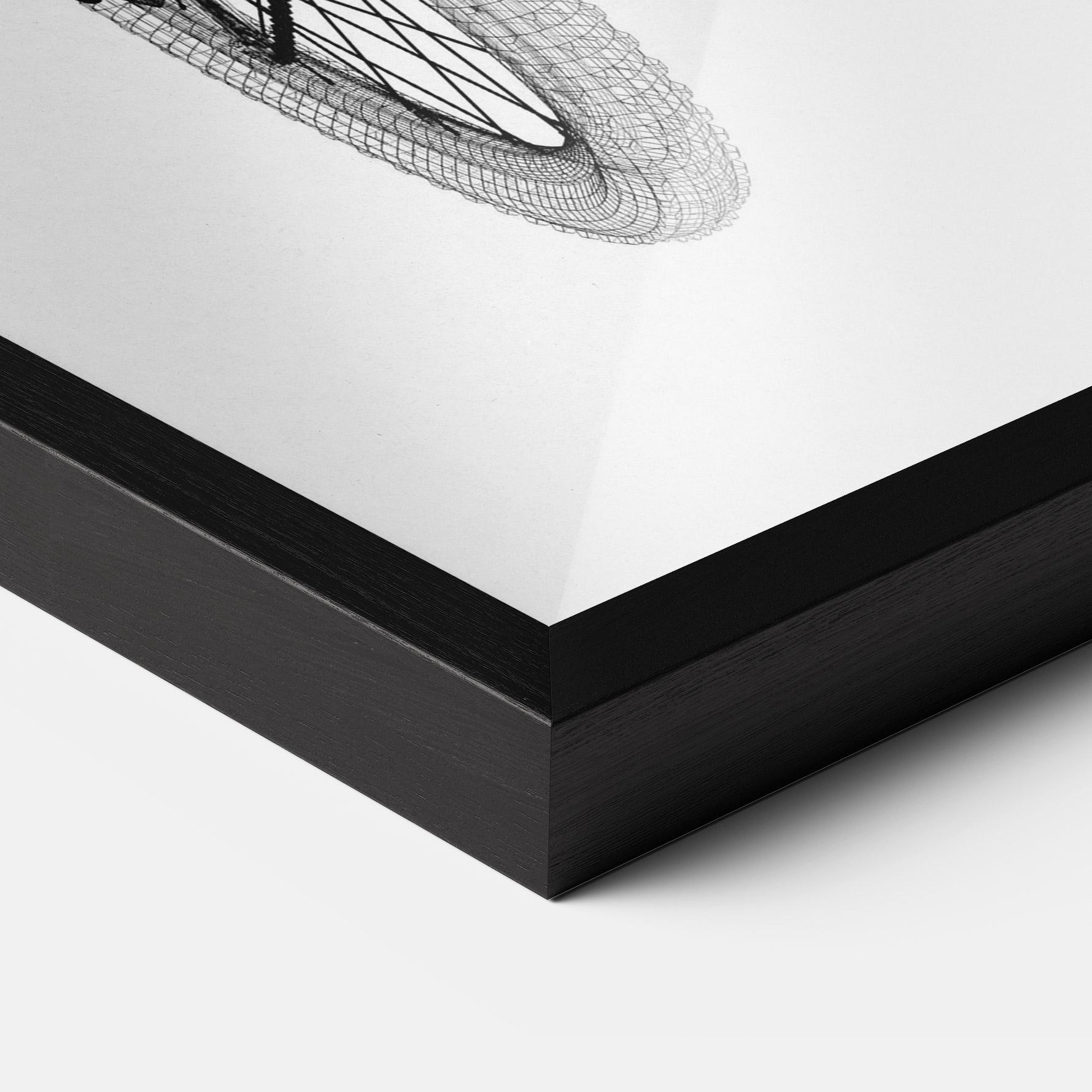 Poster Înrămat Mountain Bicycle 3d Model mockup 3