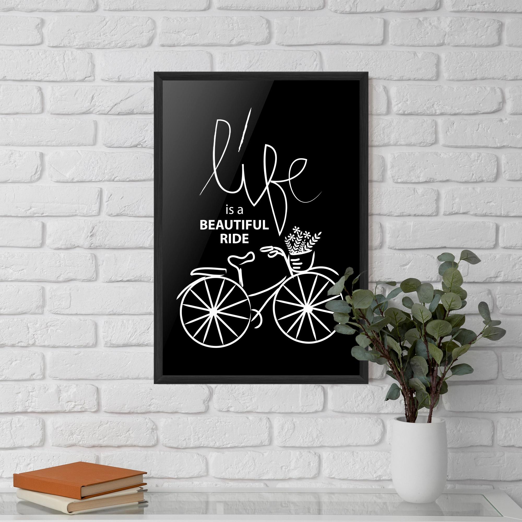 Poster Înrămat Beautiful Ride mockup 5