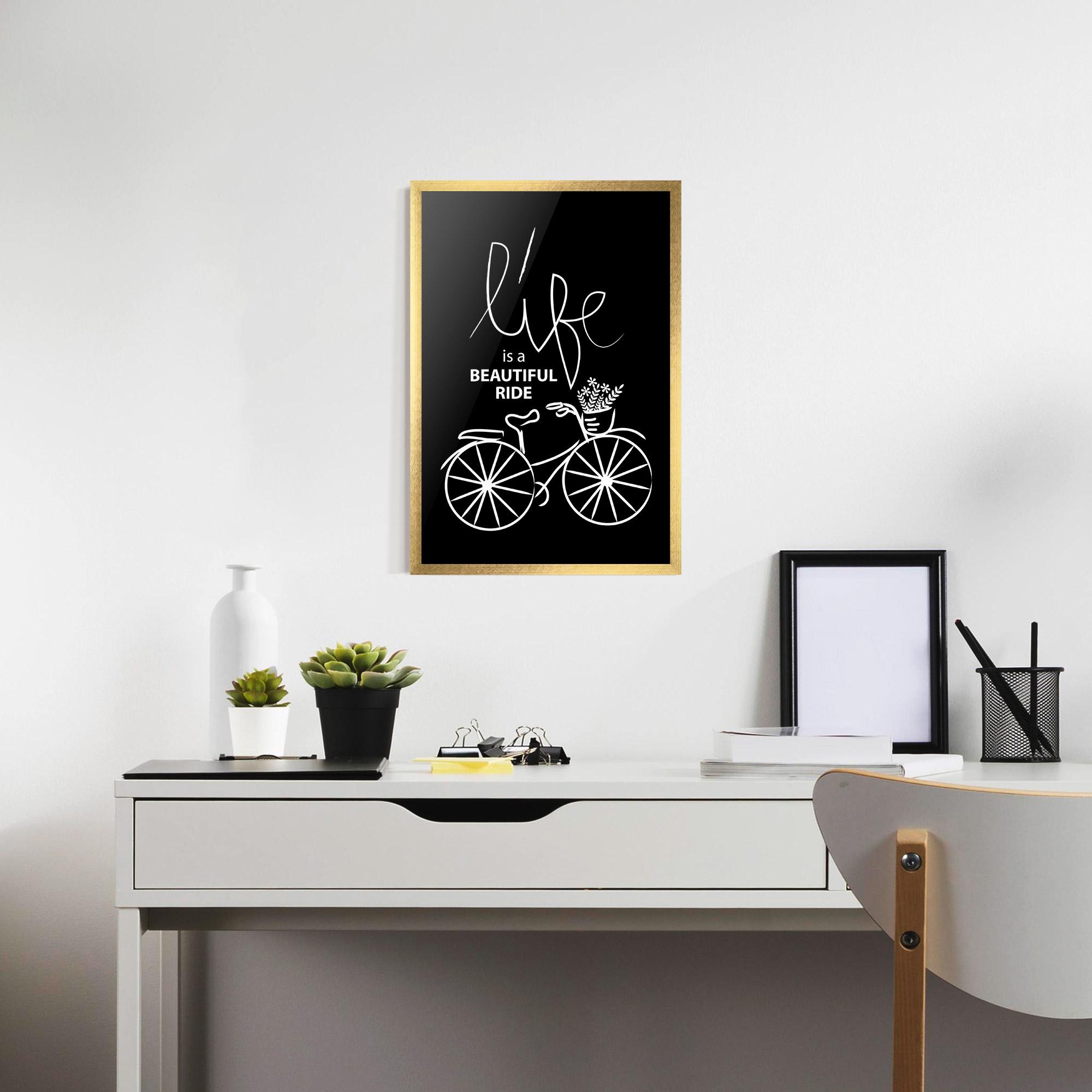 Poster Înrămat Beautiful Ride mockup 7