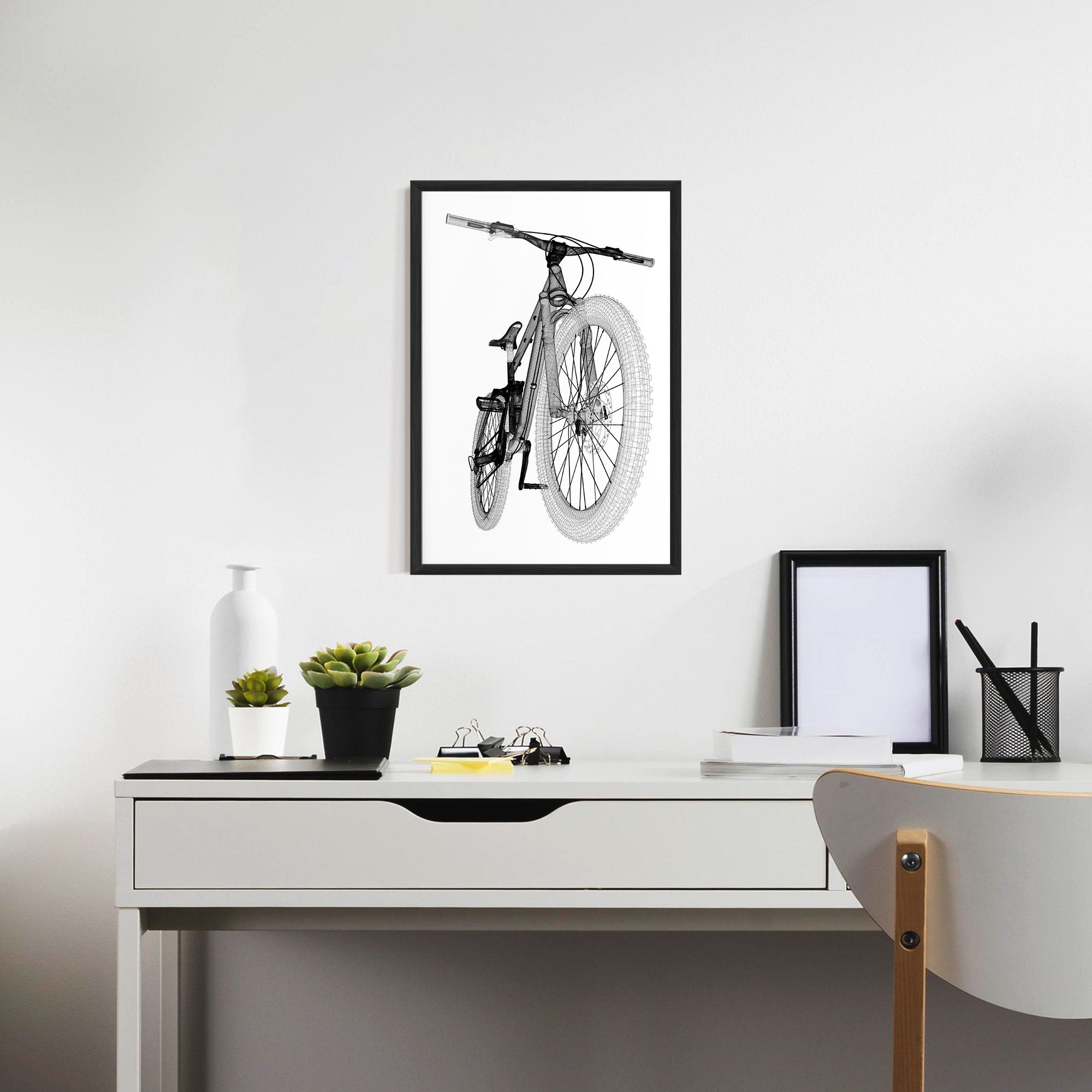 Mountain Bicycle 3d Model mockup 7