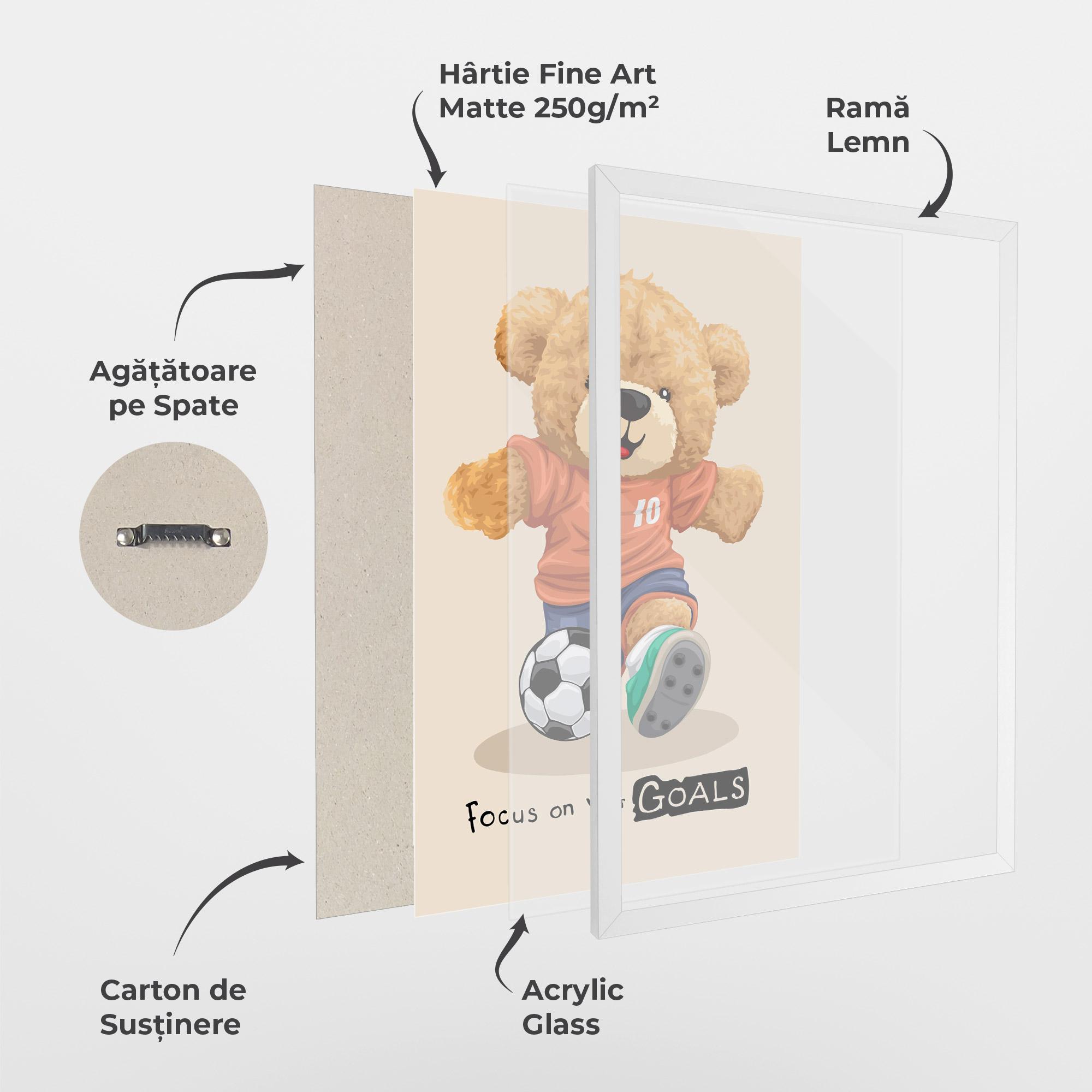 Poster Înrămat Goals Focus mockup 1
