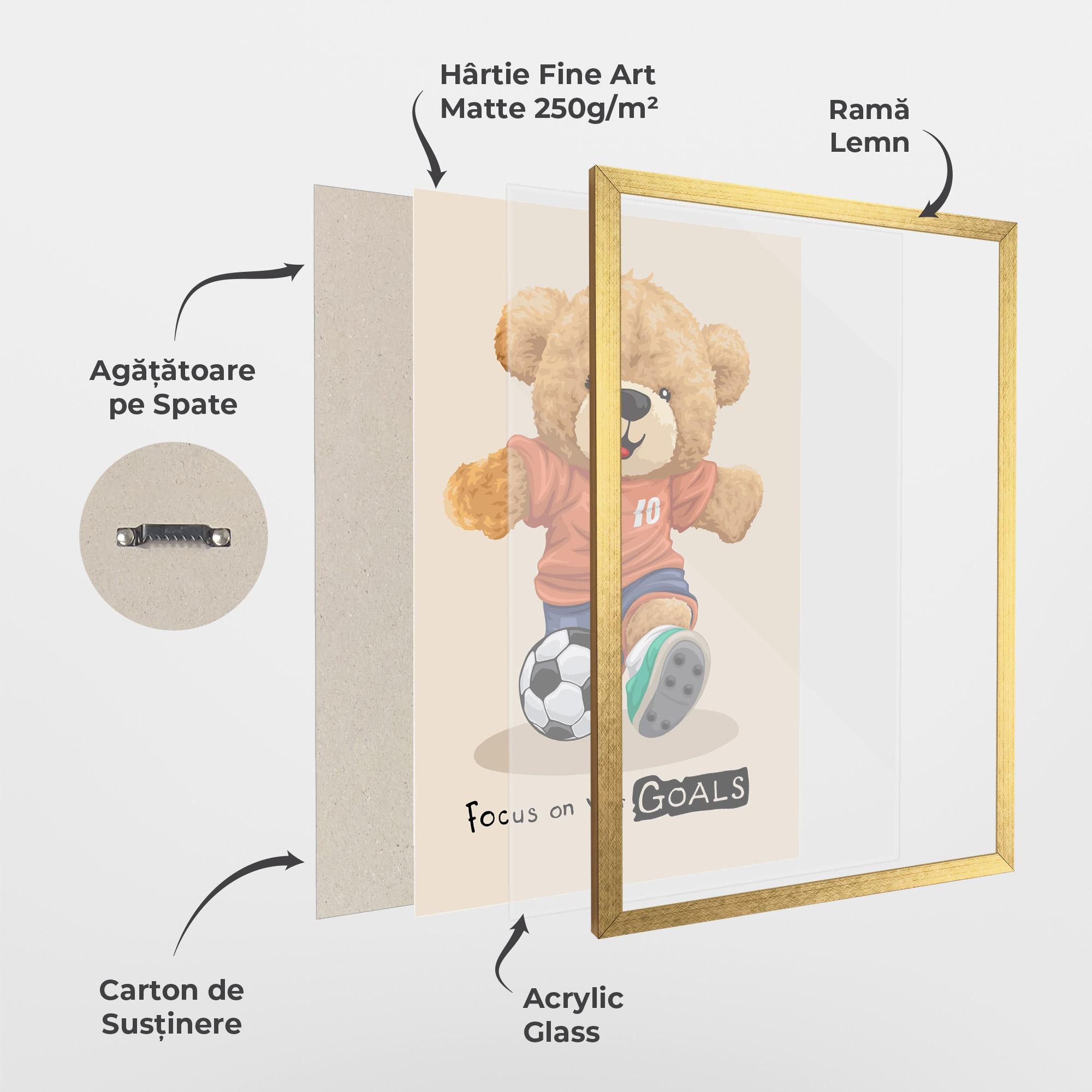Poster Înrămat Goals Focus mockup 1