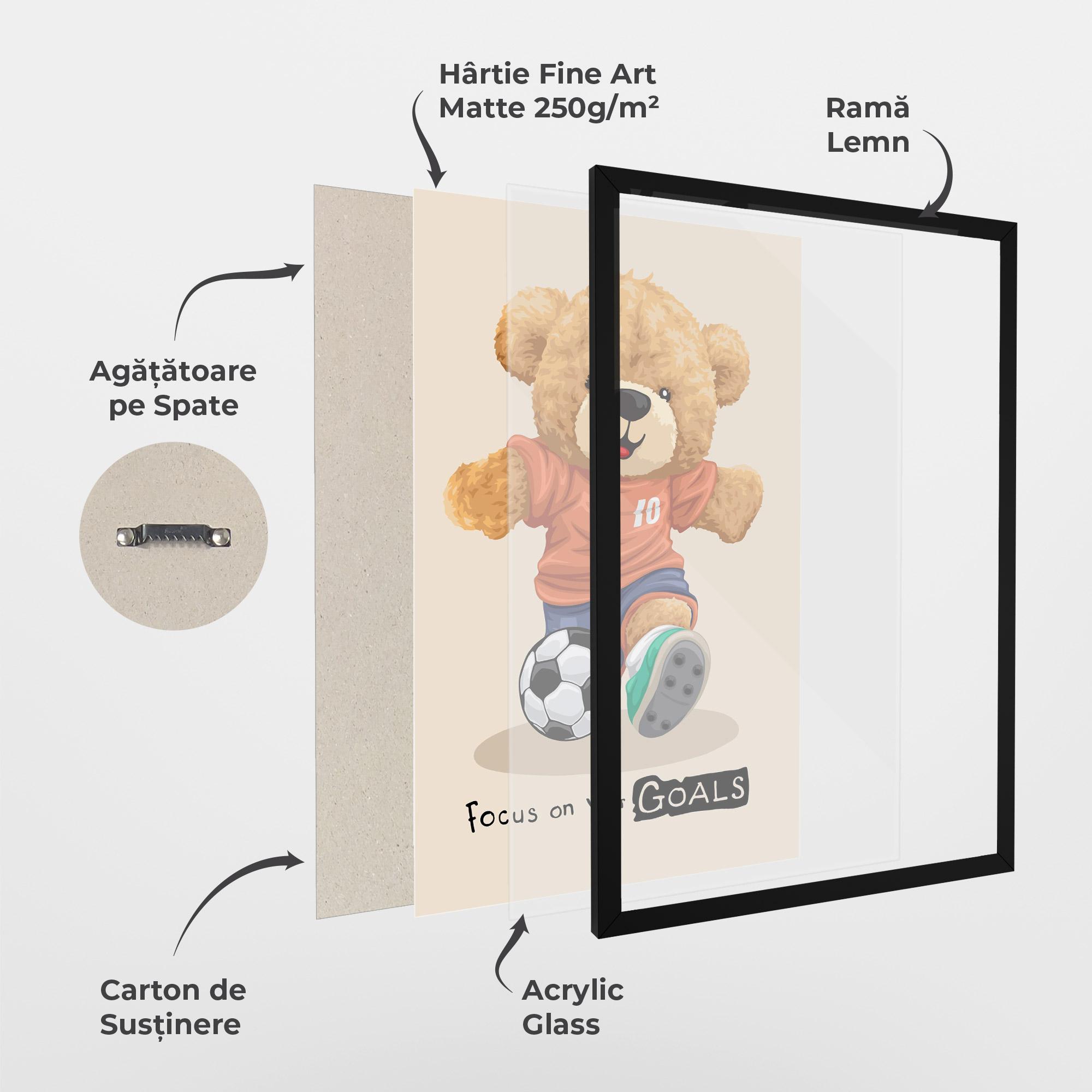 Poster Înrămat Goals Focus mockup 1