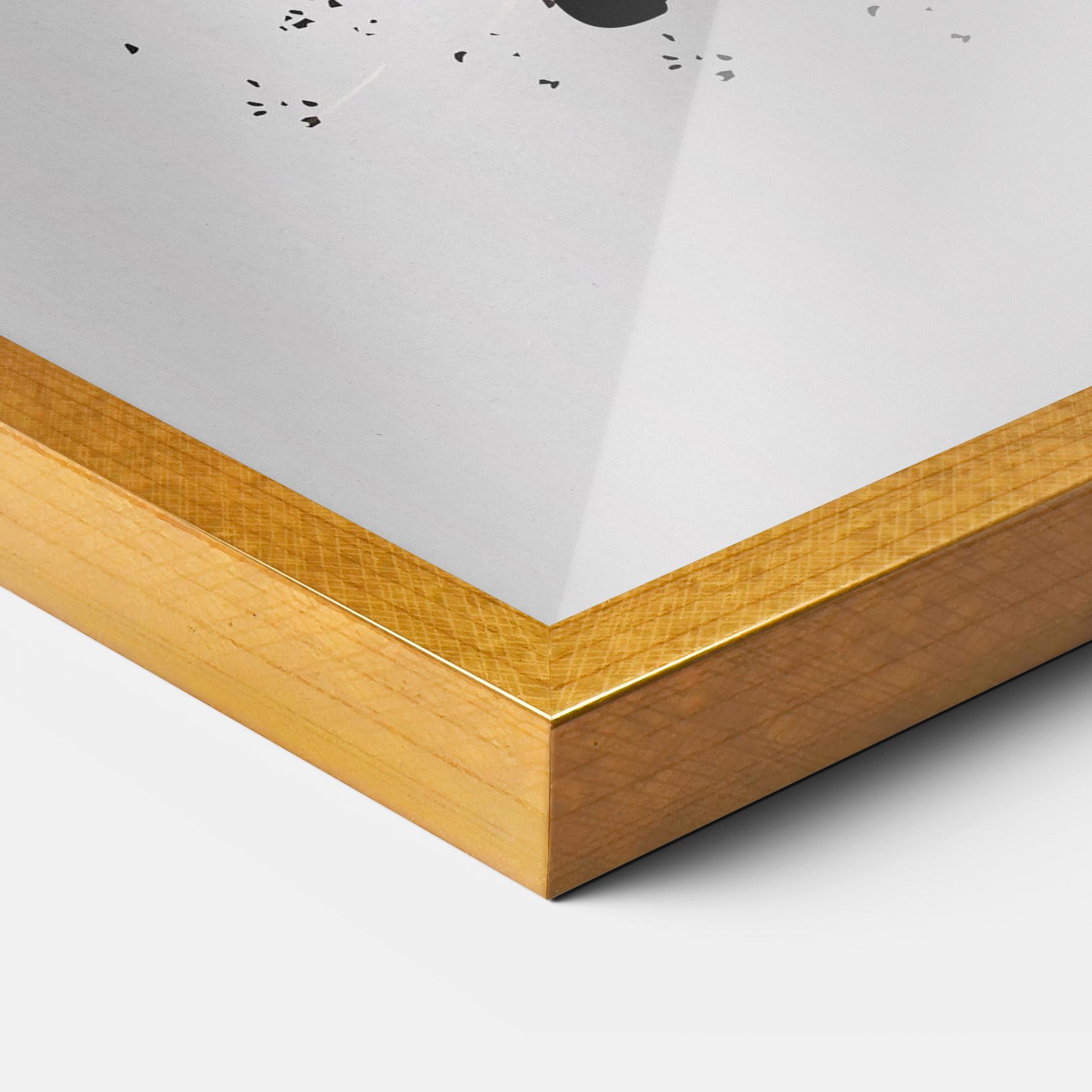 Poster Înrămat Football Jump mockup 3