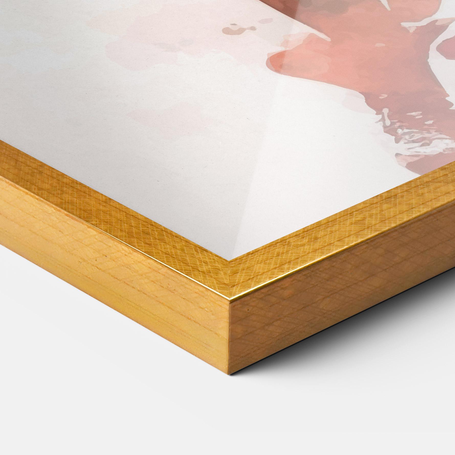 Poster Înrămat Green Football mockup 3