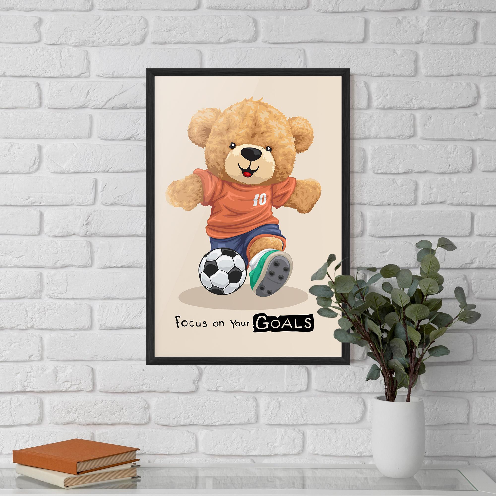 Poster Înrămat Goals Focus mockup 5