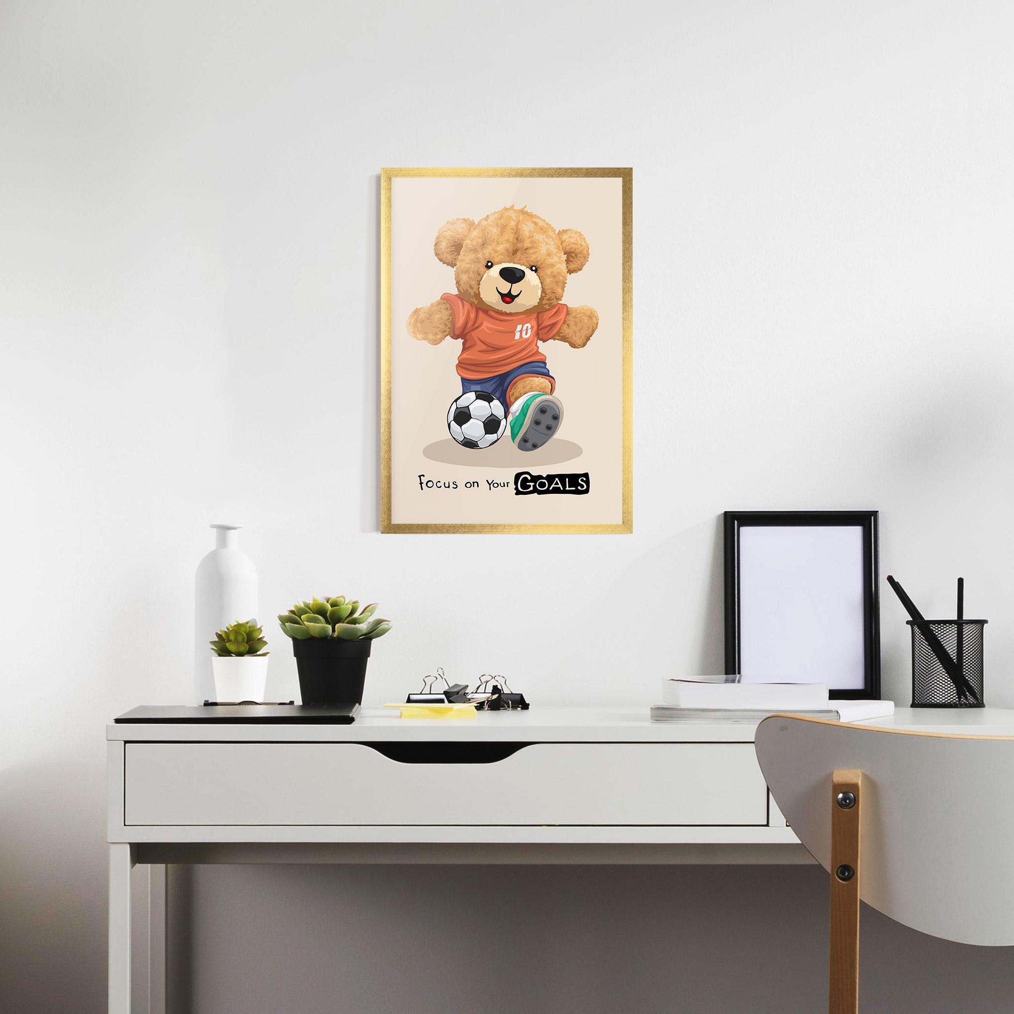 Poster Înrămat Goals Focus mockup 7