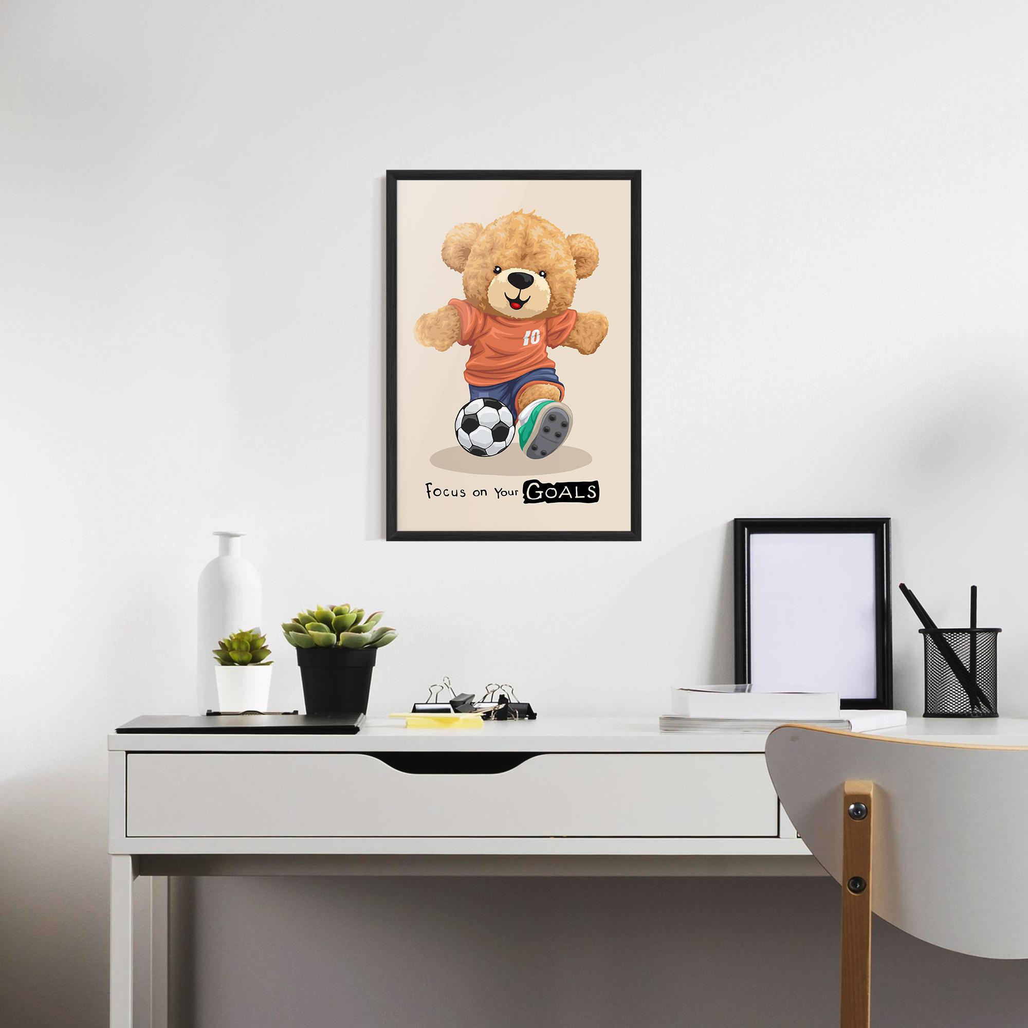 Poster Înrămat Goals Focus mockup 7