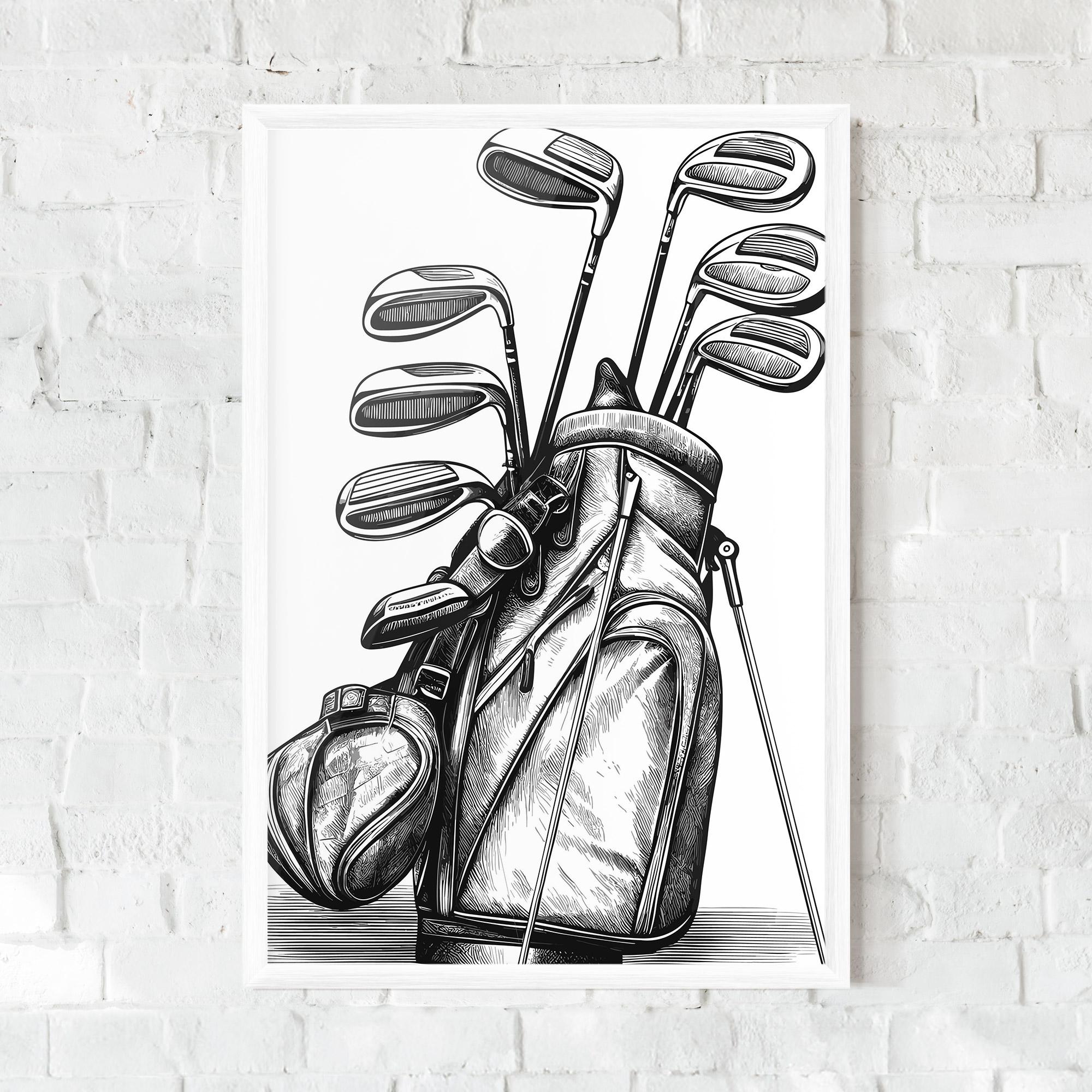 Poster Înrămat Golf Club mockup 0