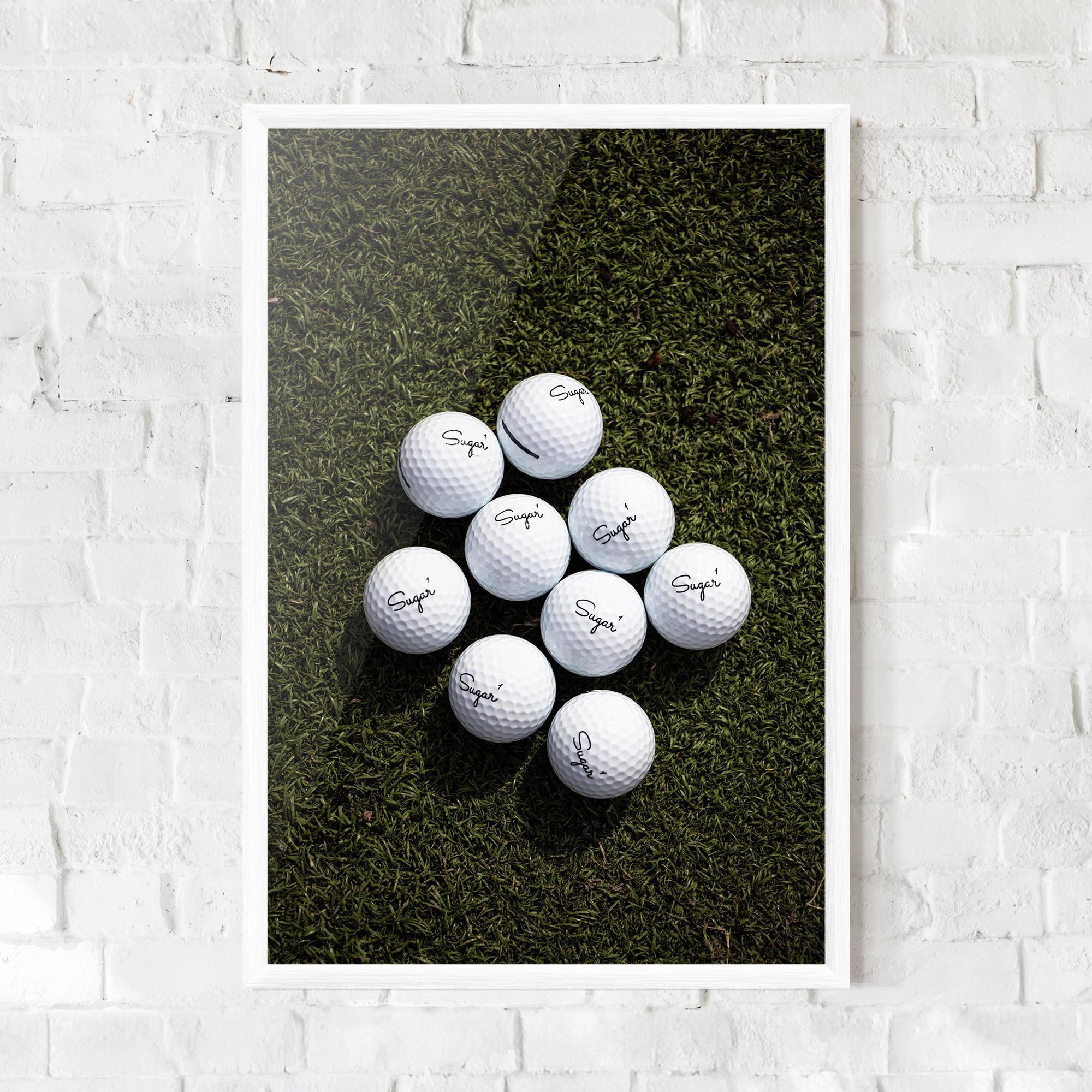 Poster Înrămat Sugar 1 Golf Balls mockup 0