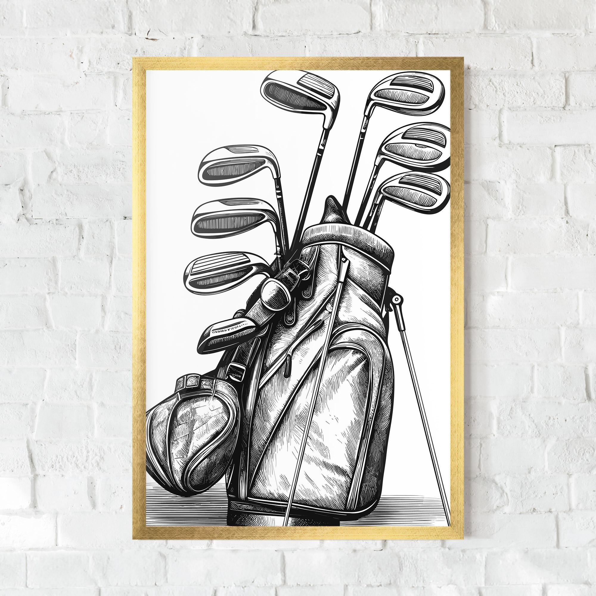 Poster Înrămat Golf Club mockup 0