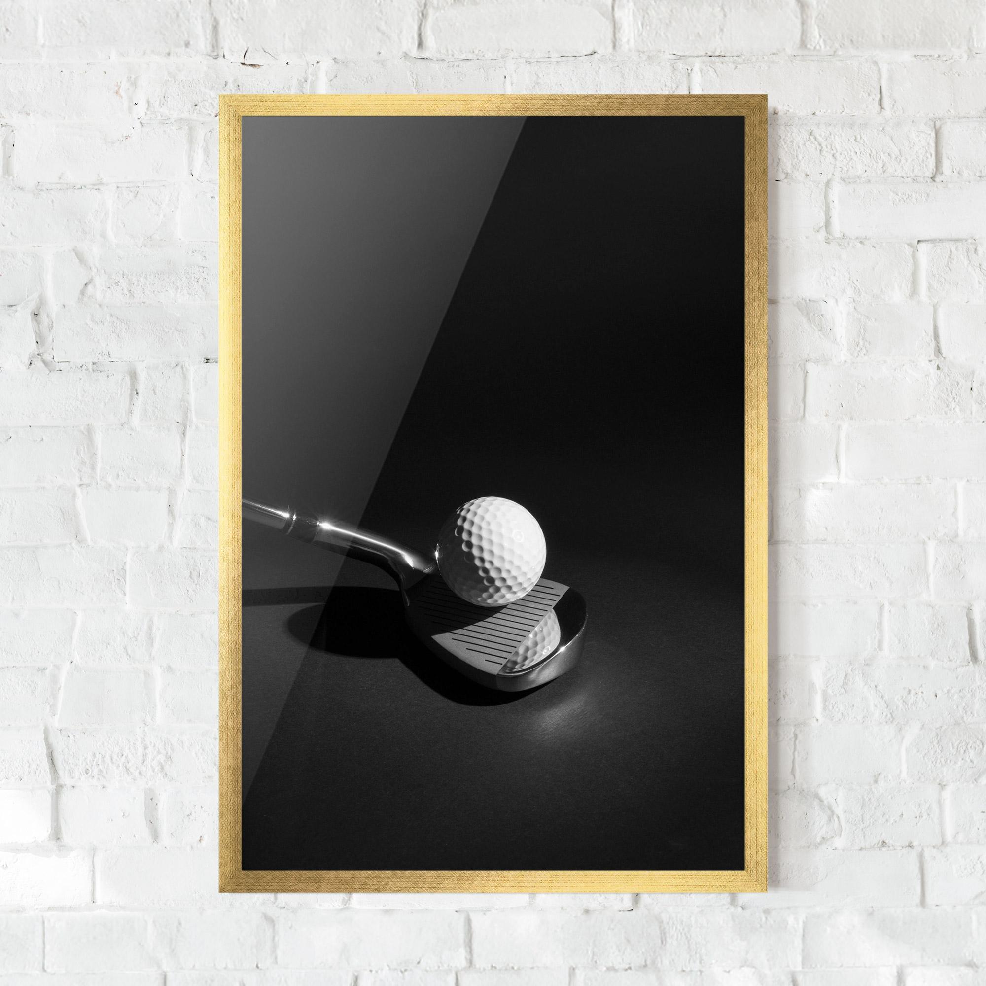 Poster Înrămat Golf Equipment mockup 0