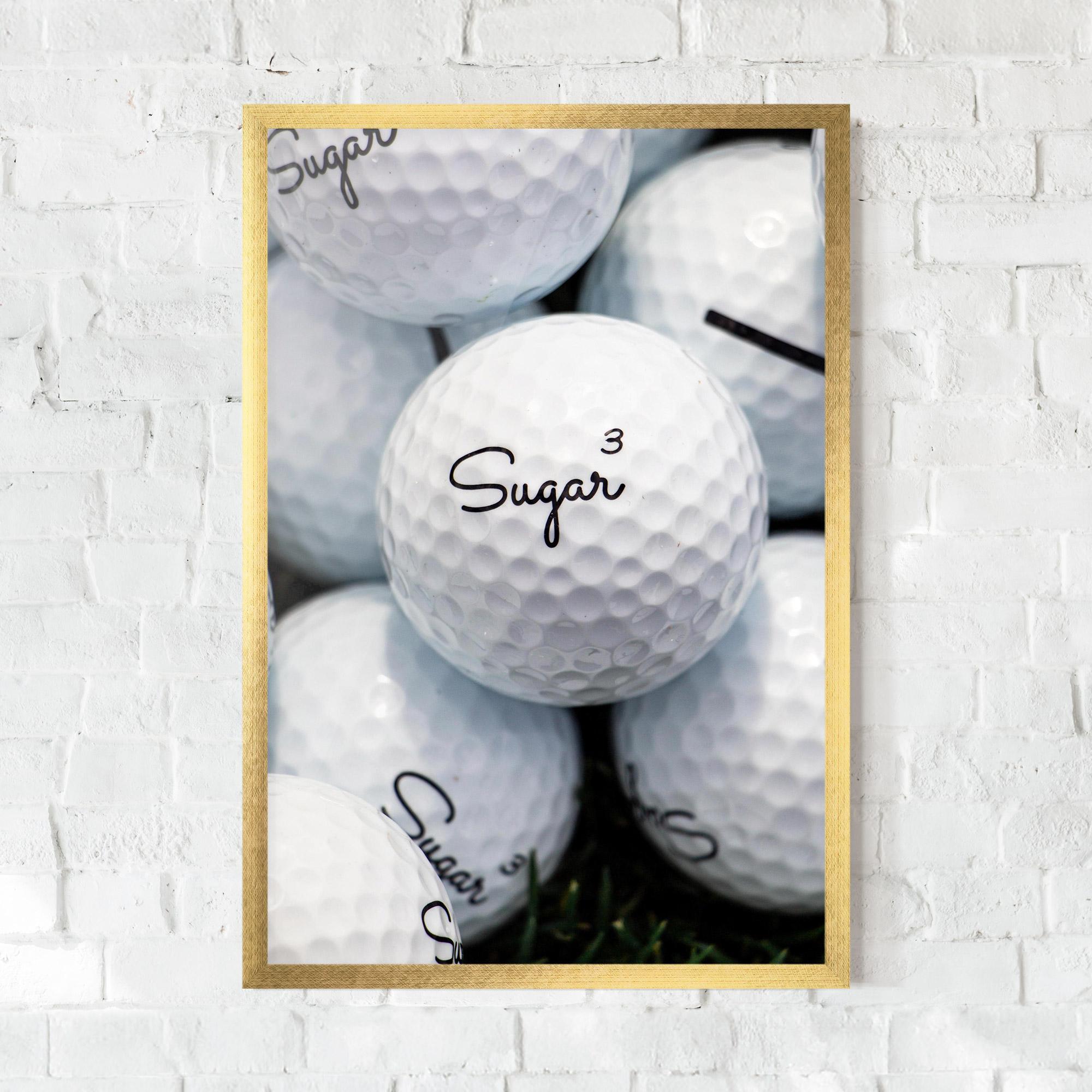 Poster Înrămat Sugar Ball Close Up mockup 0