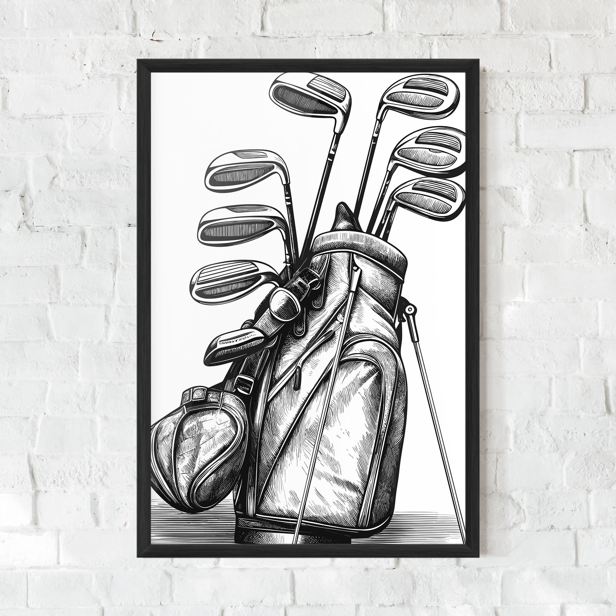 Poster Înrămat Golf Club mockup 0
