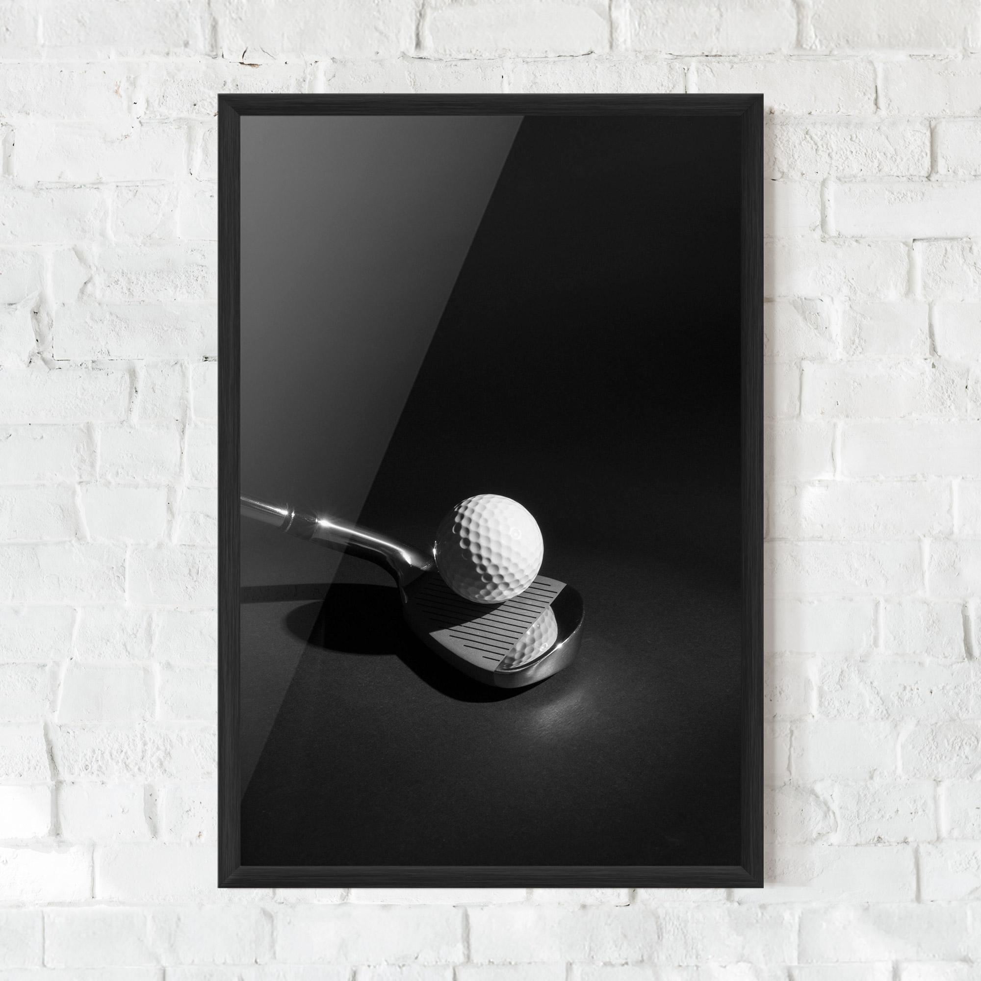Poster Înrămat Golf Equipment mockup 0