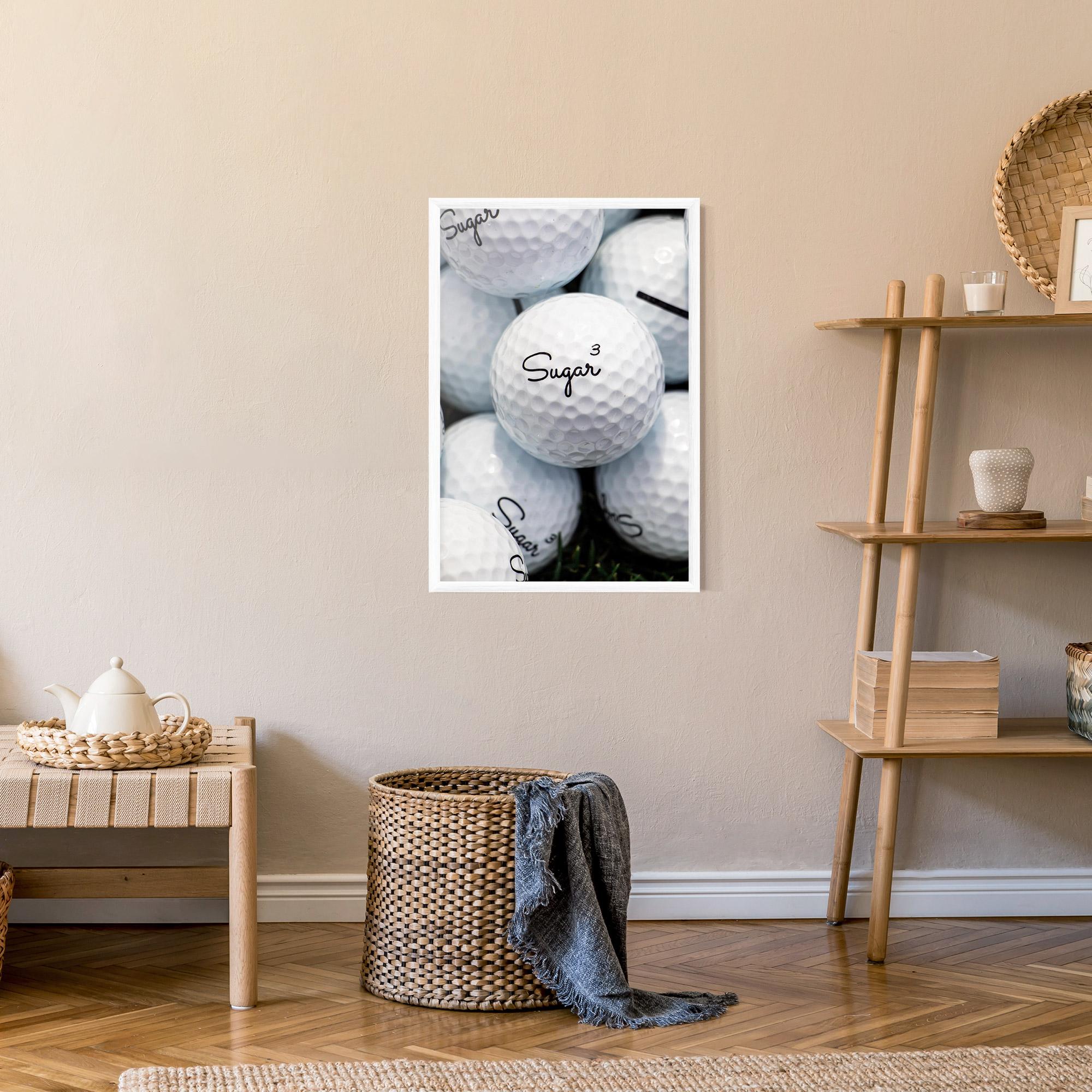 Poster Înrămat Sugar Ball Close Up mockup 9