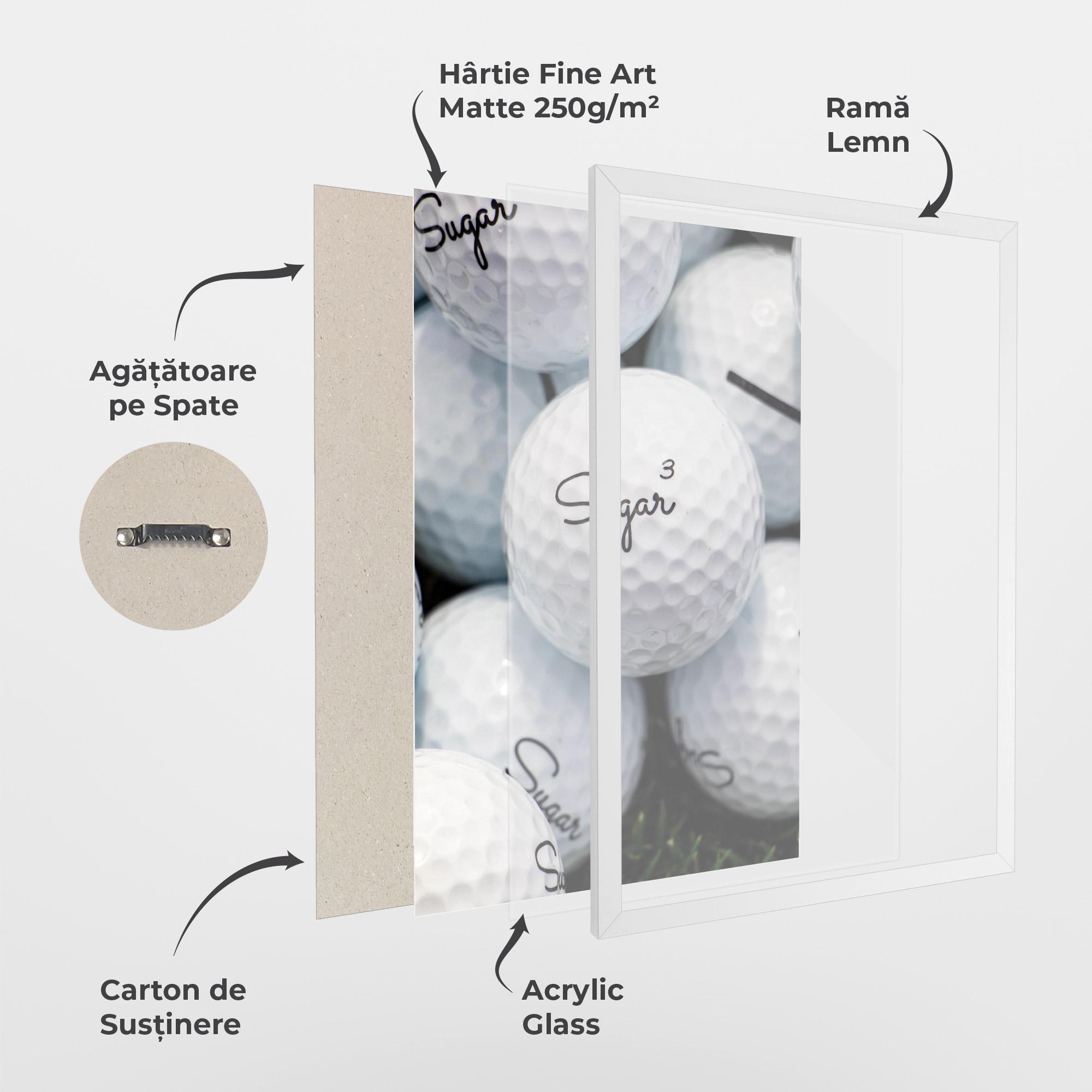 Poster Înrămat Sugar Ball Close Up mockup 1