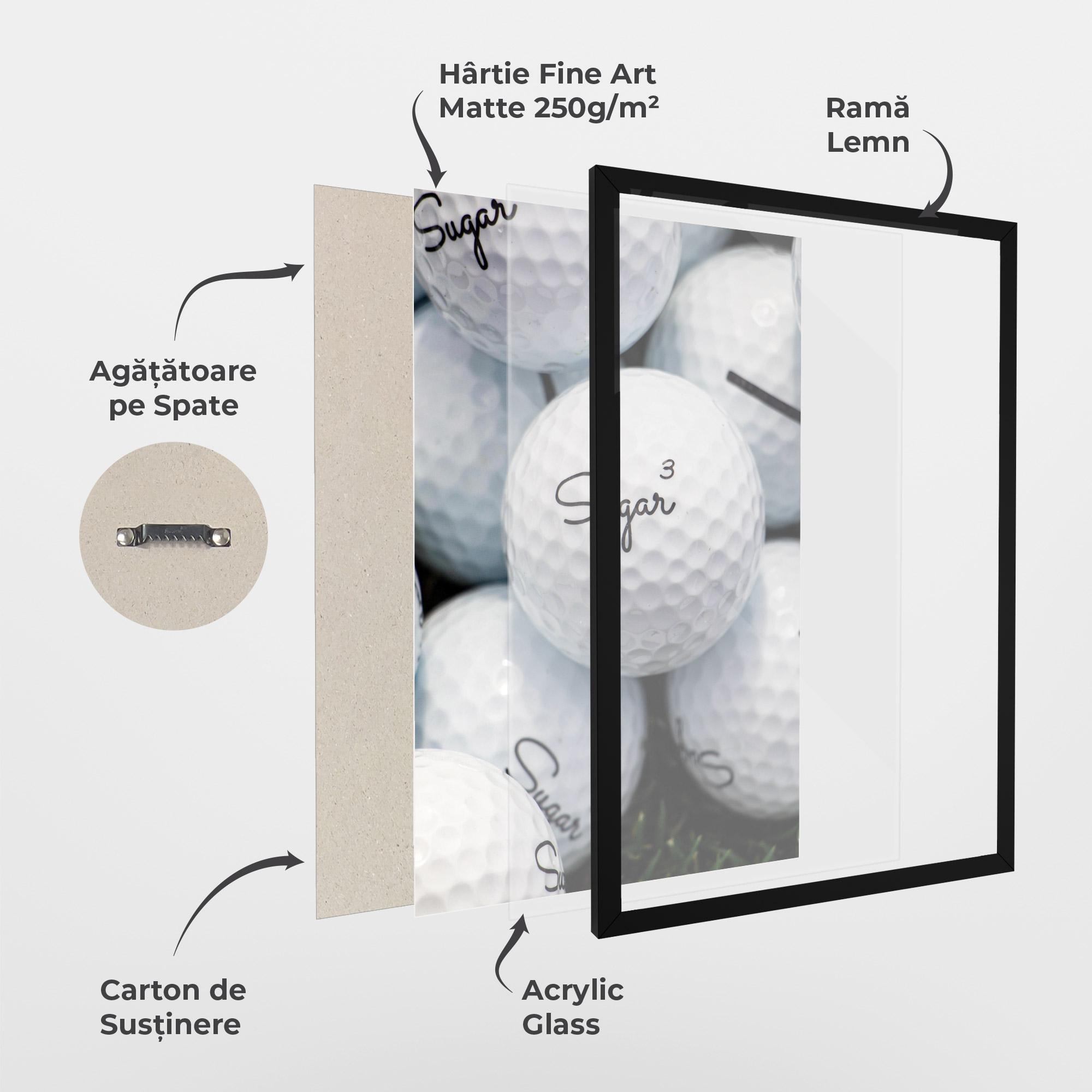 Poster Înrămat Sugar Ball Close Up mockup 1