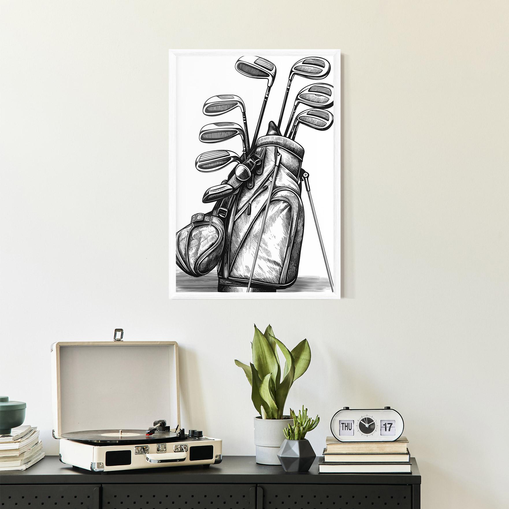 Poster Înrămat Golf Club mockup 2