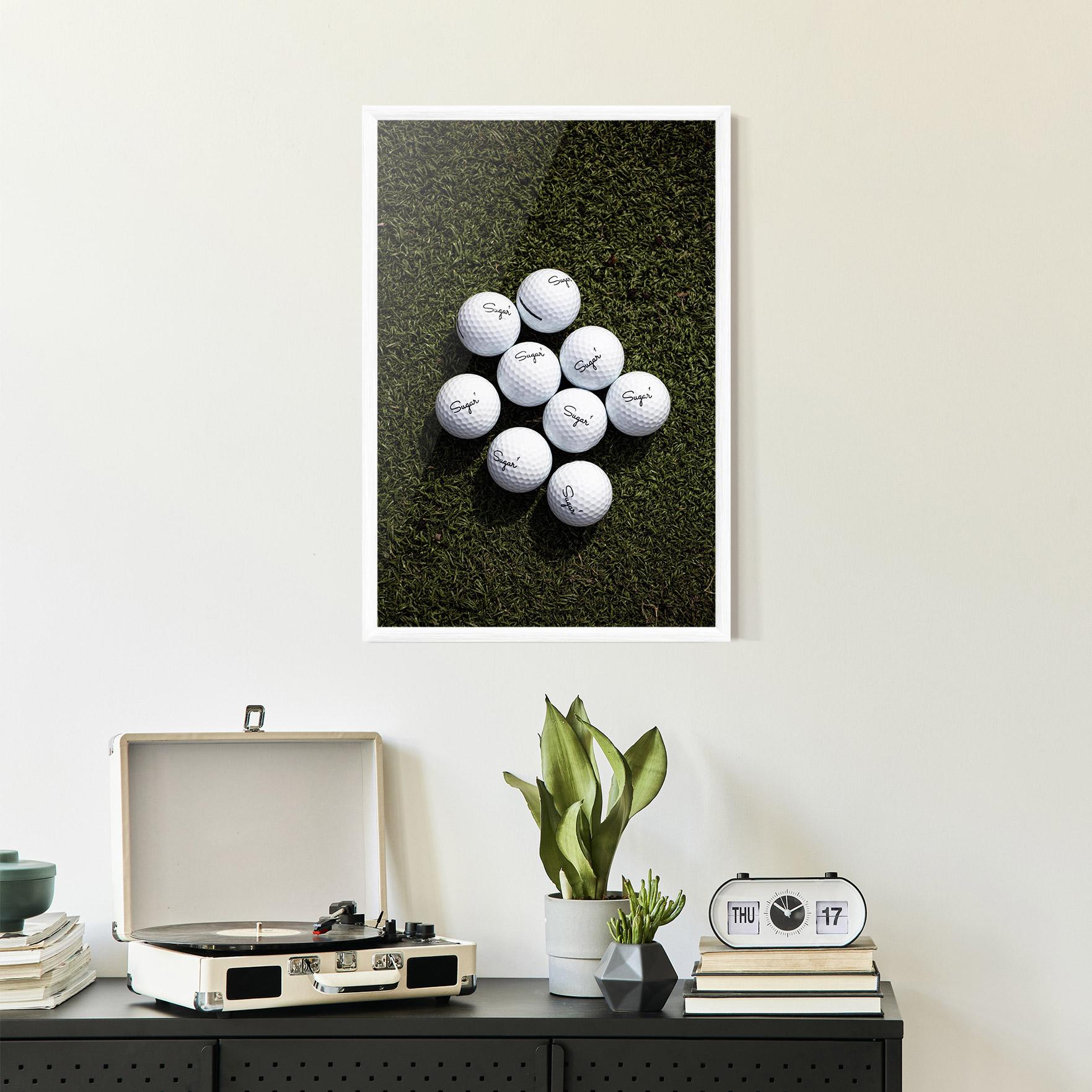Poster Înrămat Sugar 1 Golf Balls mockup 2
